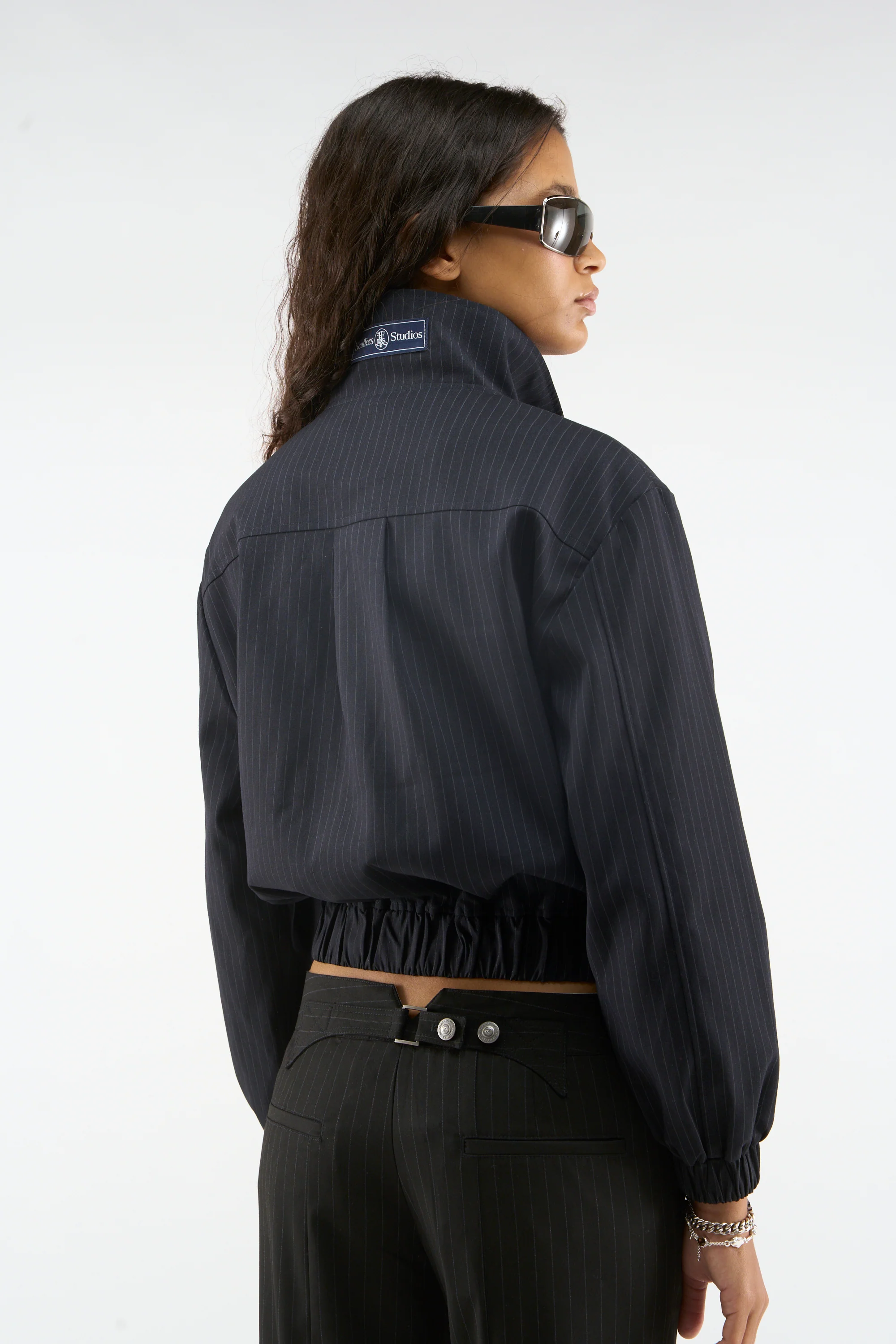 Nautica Navy Pinstripe Jacket - Image 3