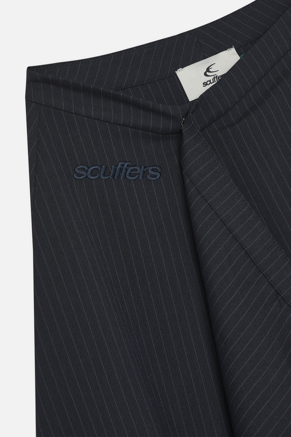Nautica Navy Pinstripe Skirt - Image 5
