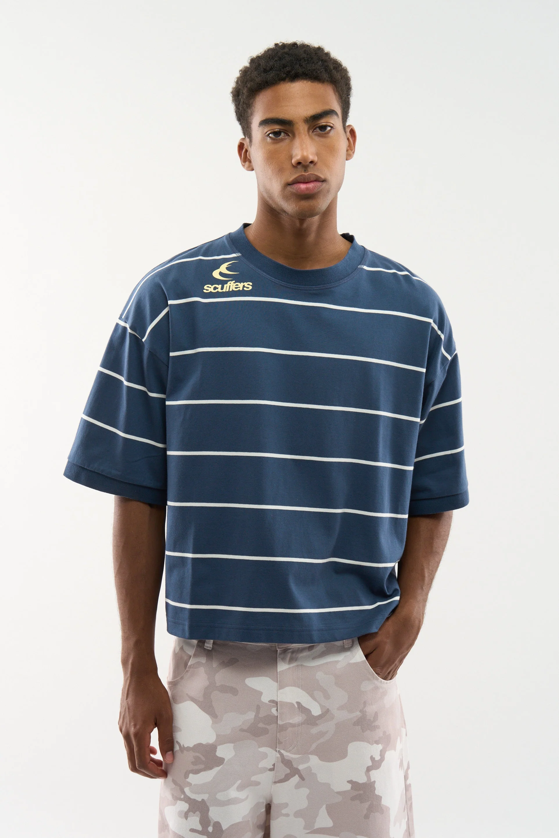 New Amore Navy T-Shirt - Image 2