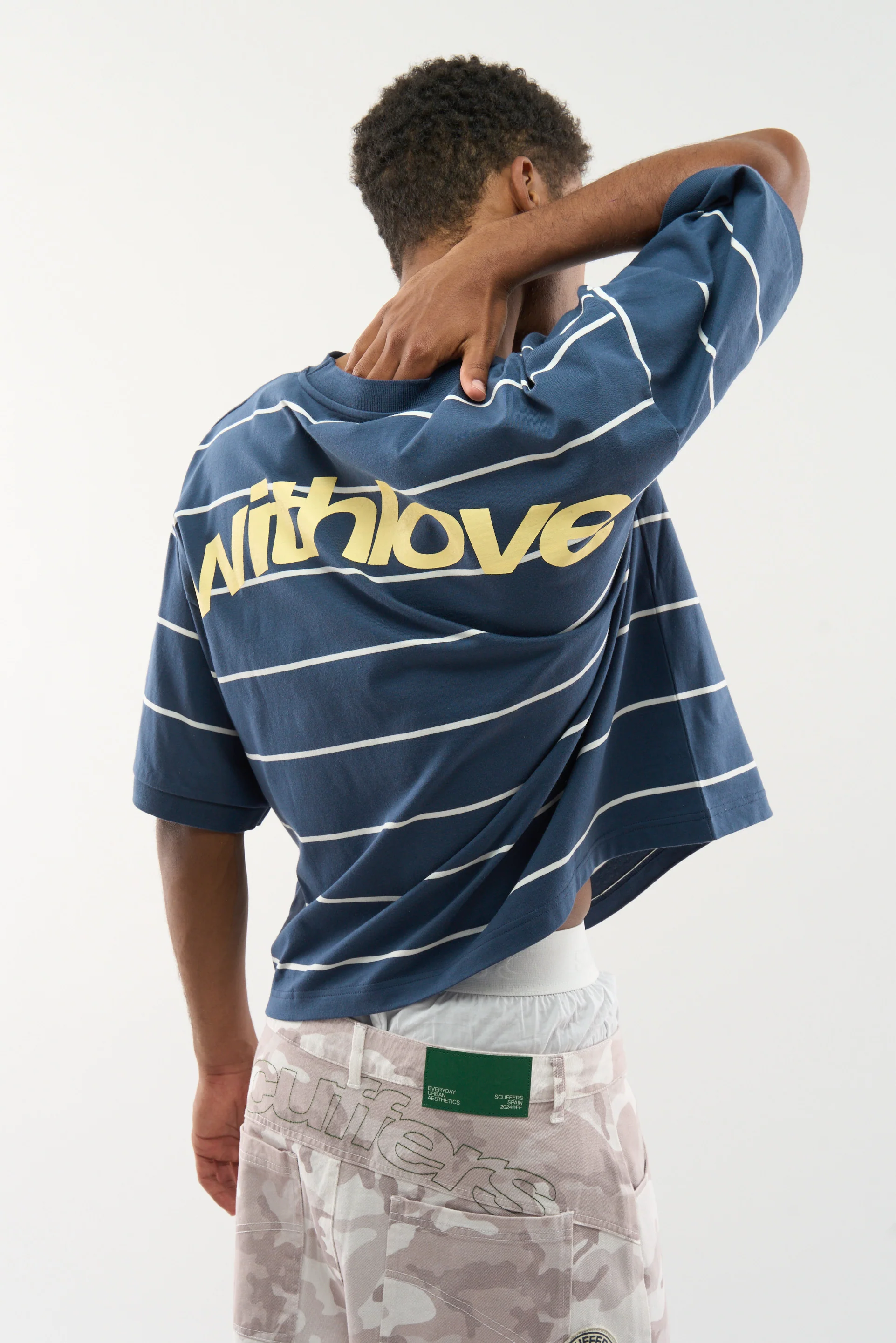 New Amore Navy T-Shirt - Image 5