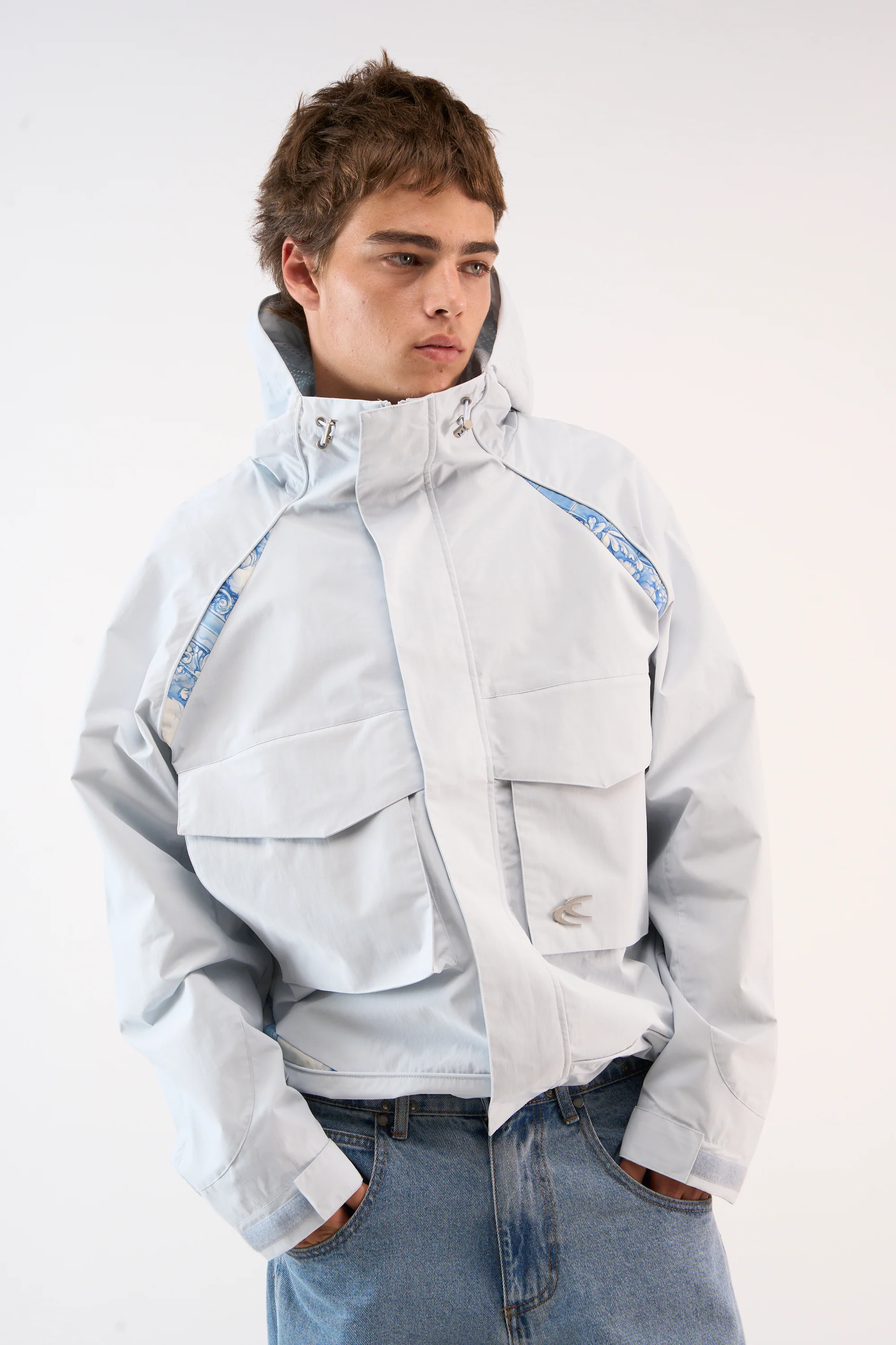 New Essential Light Blue Windbreaker - Image 2