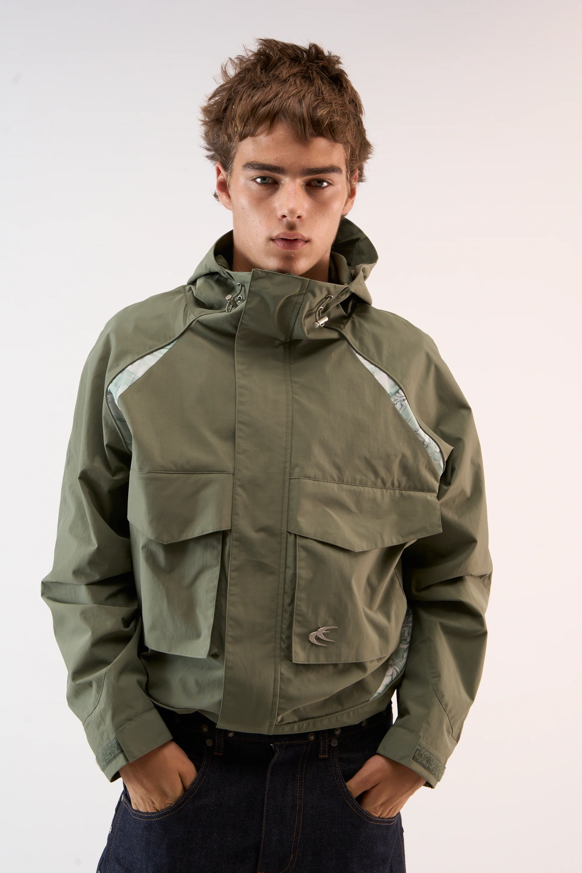 New Essential Green Windbreaker - Image 2