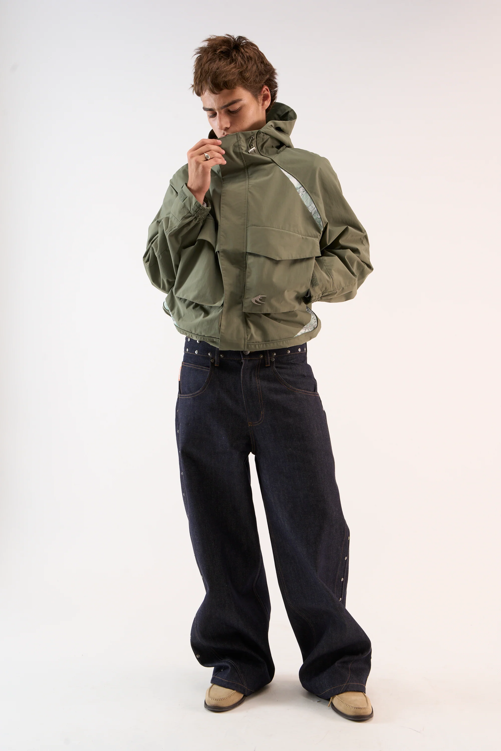New Essential Green Windbreaker - Image 3