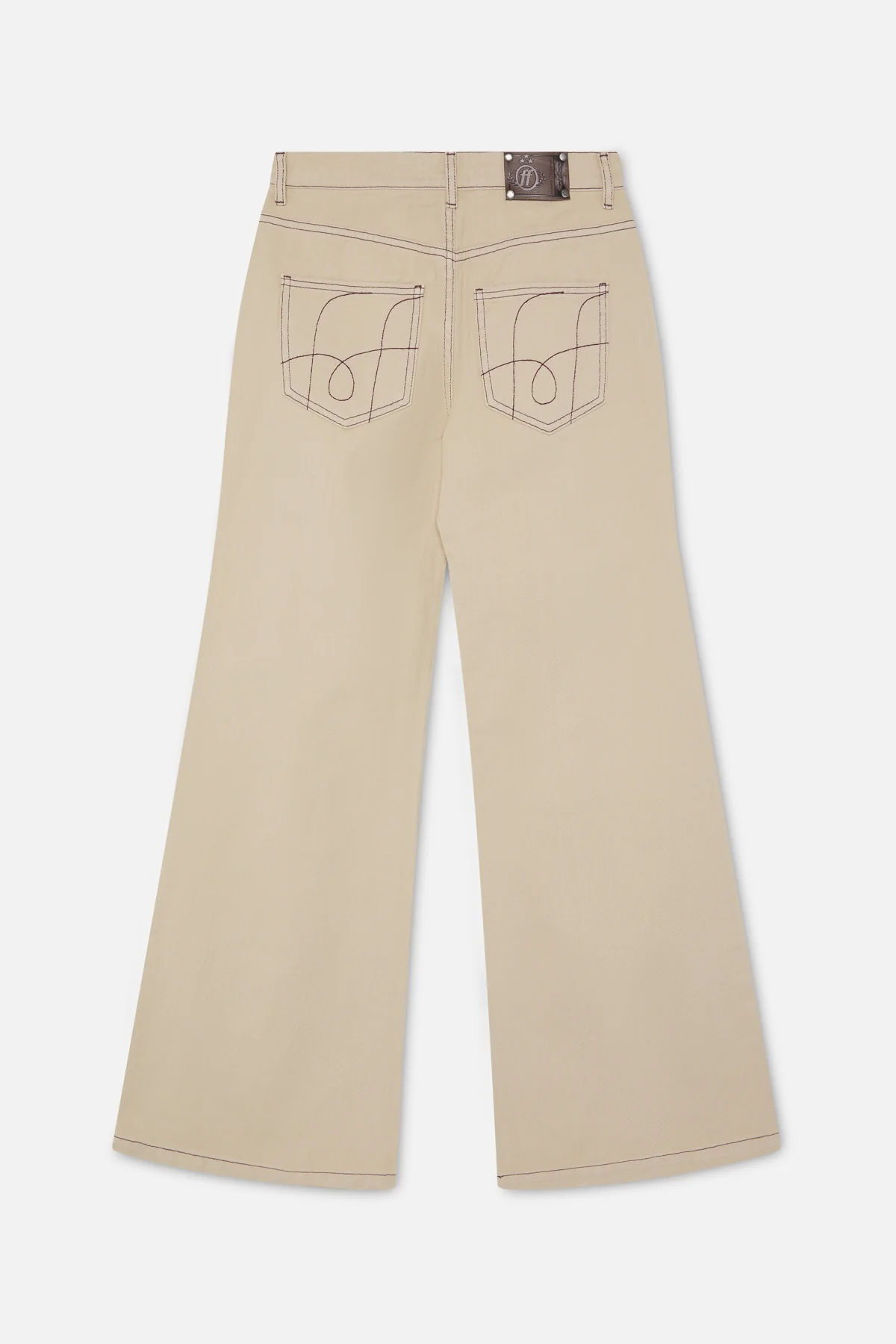 New Flared Ecru Pants - Image 8