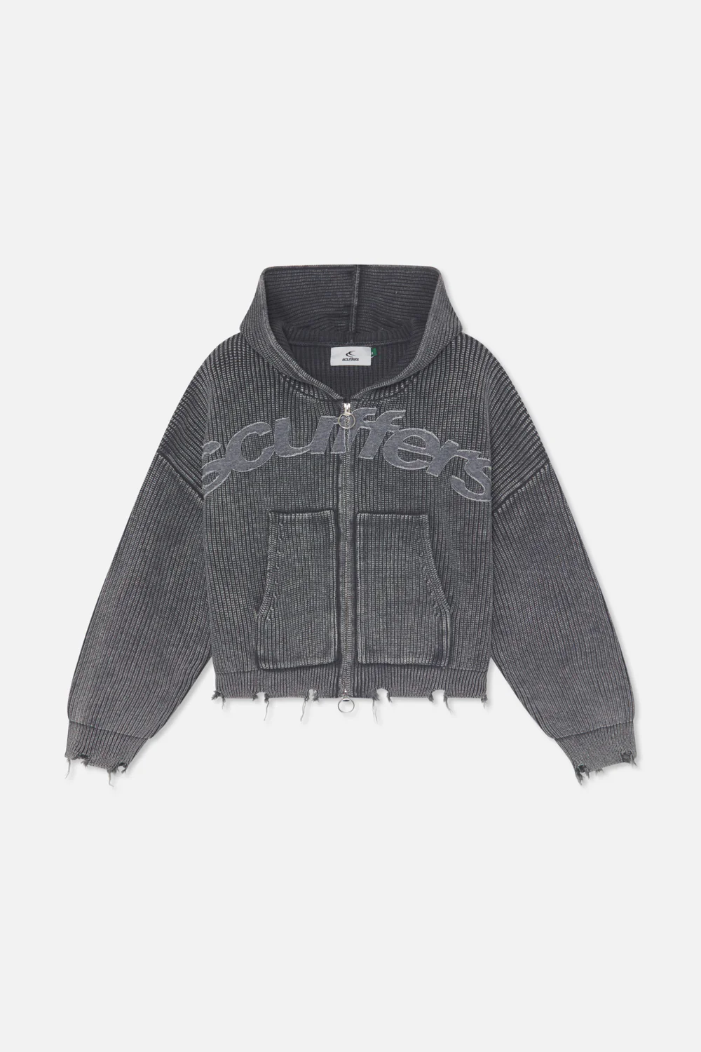 New Light Dark Buzz Knit Zipper - Image 4