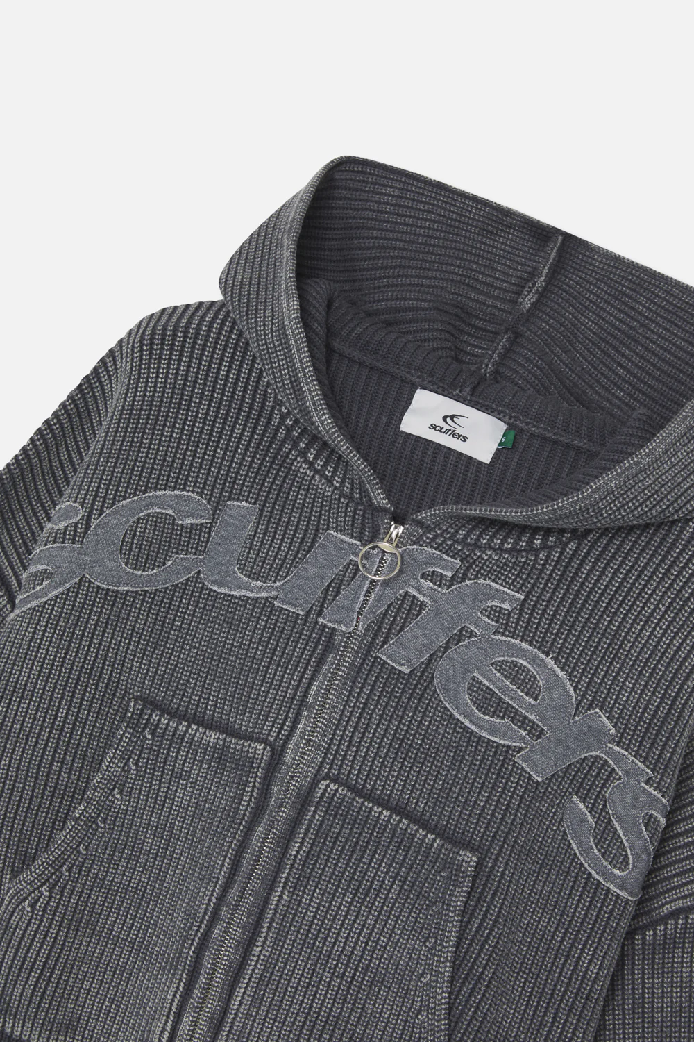 New Light Dark Buzz Knit Zipper - Image 6