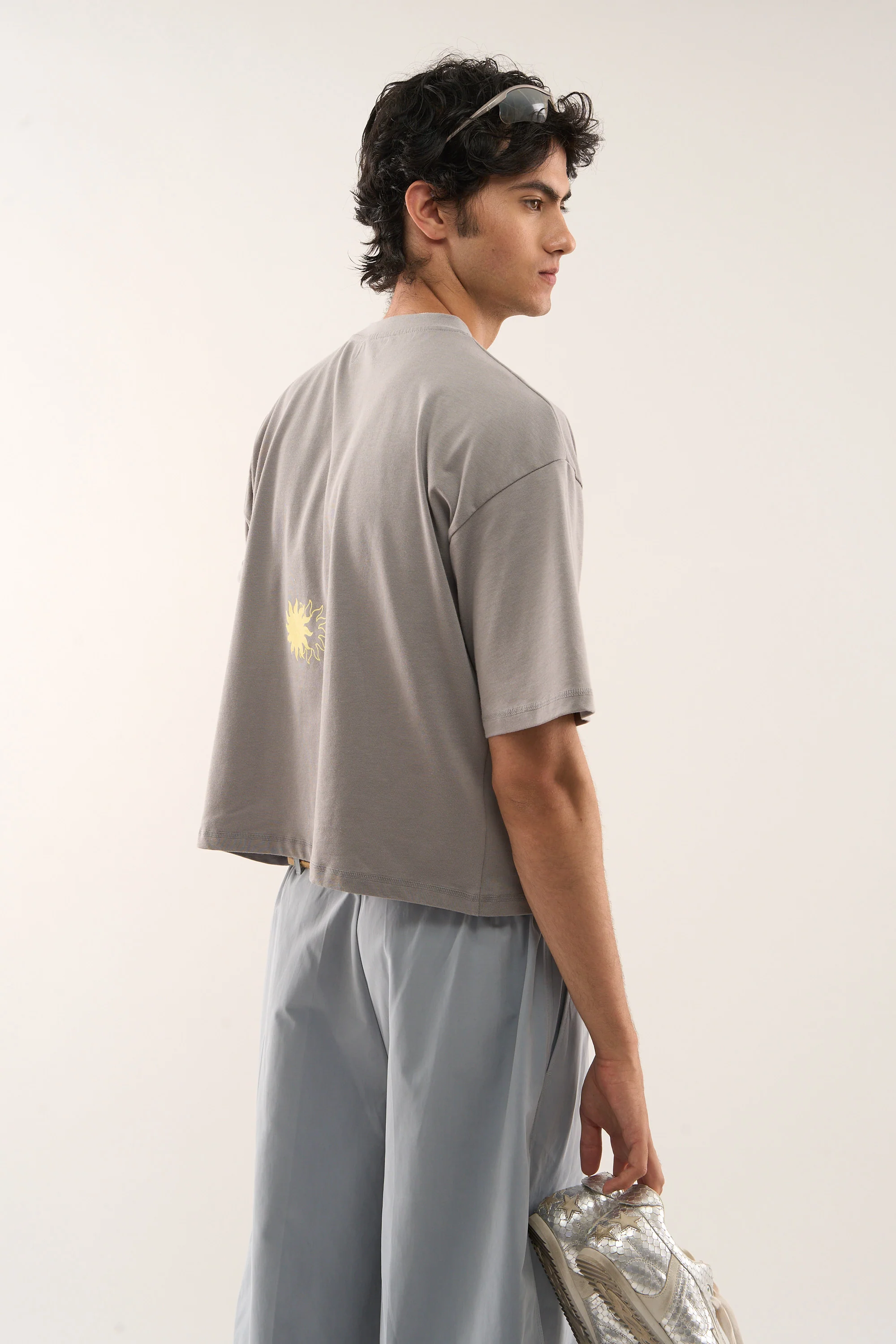 New Sun Grey T-Shirt - Image 4