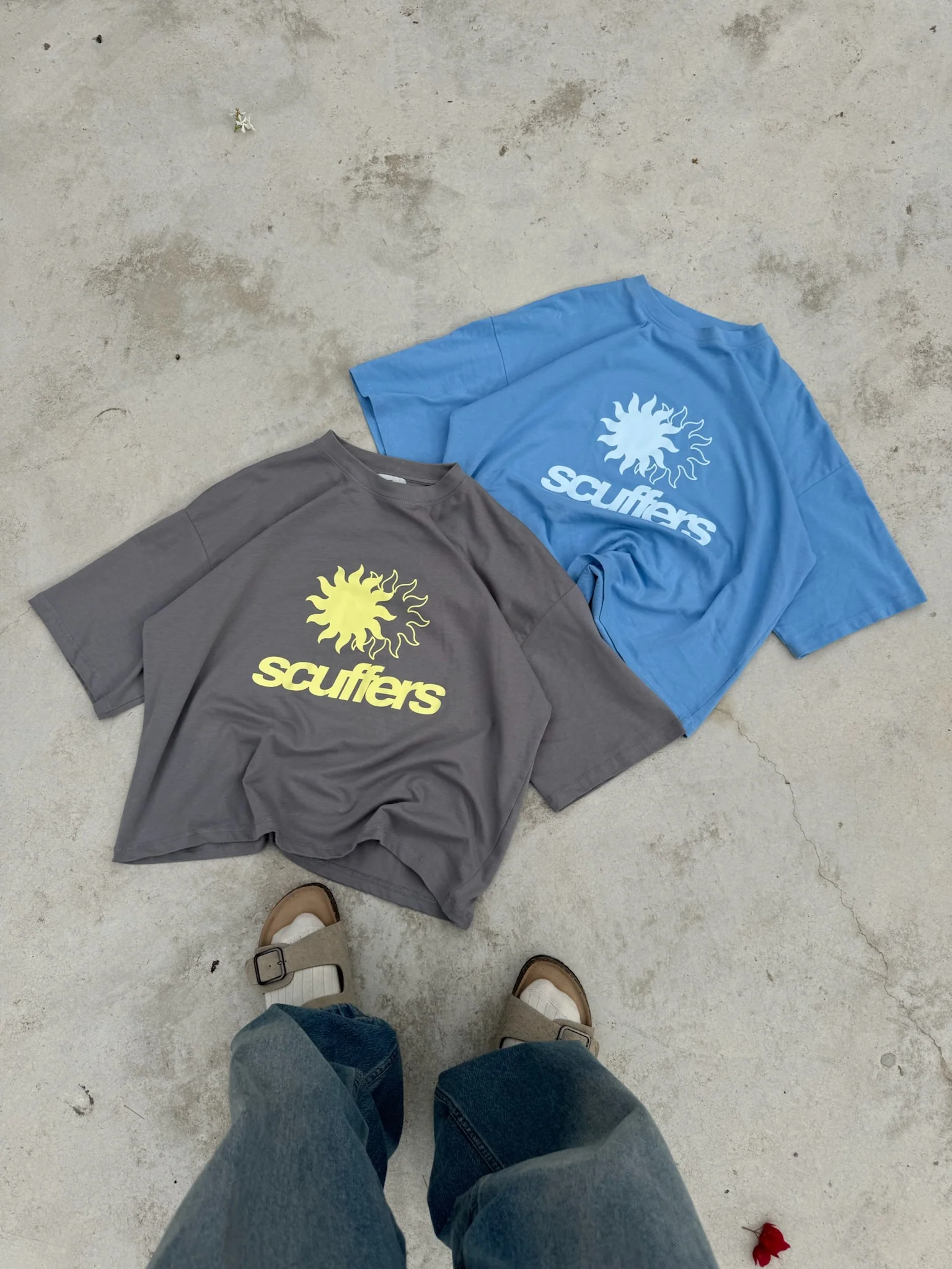 New Sun Grey T-Shirt - Image 7