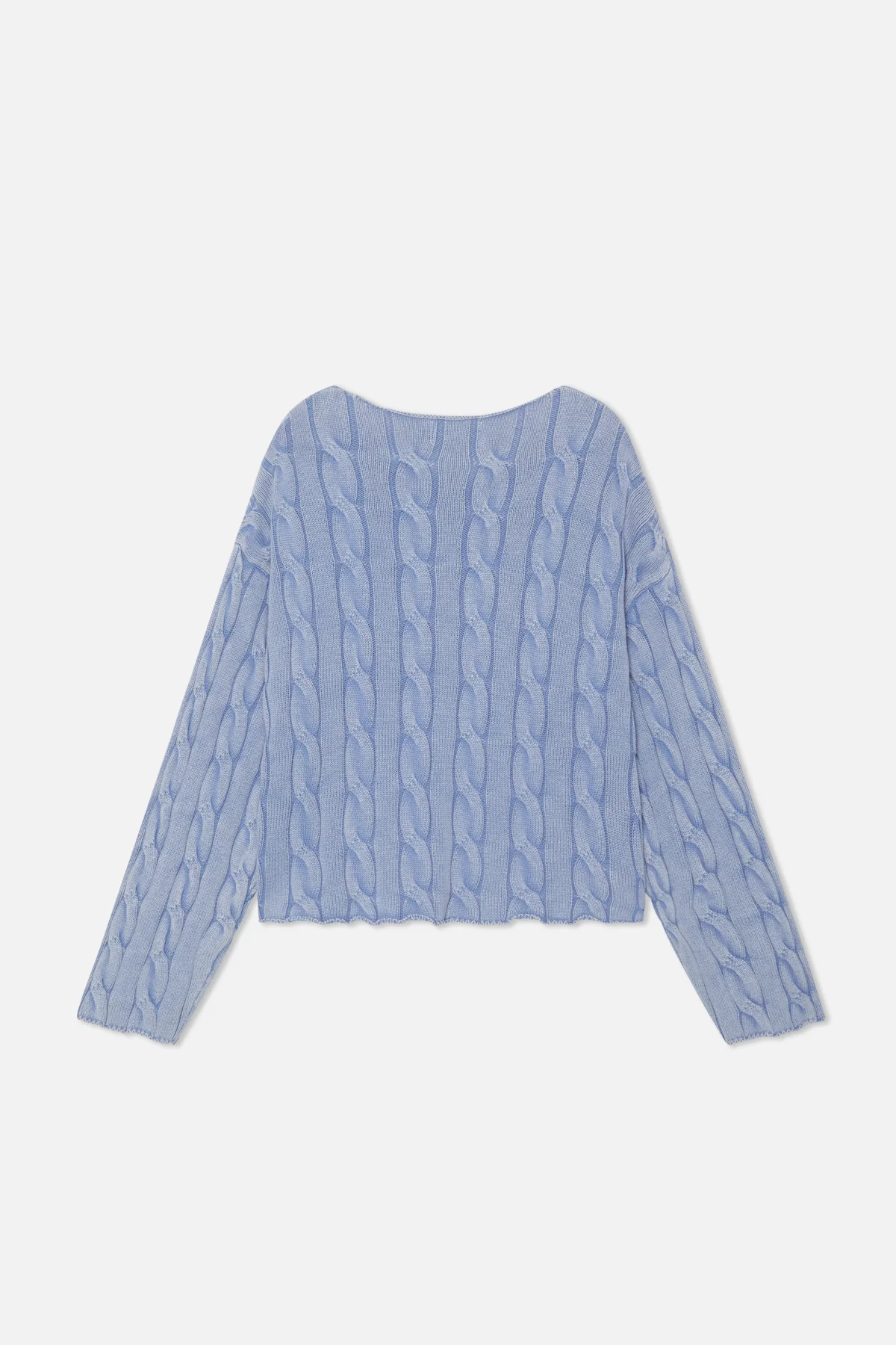 New Trench Blue Knit - Image 4