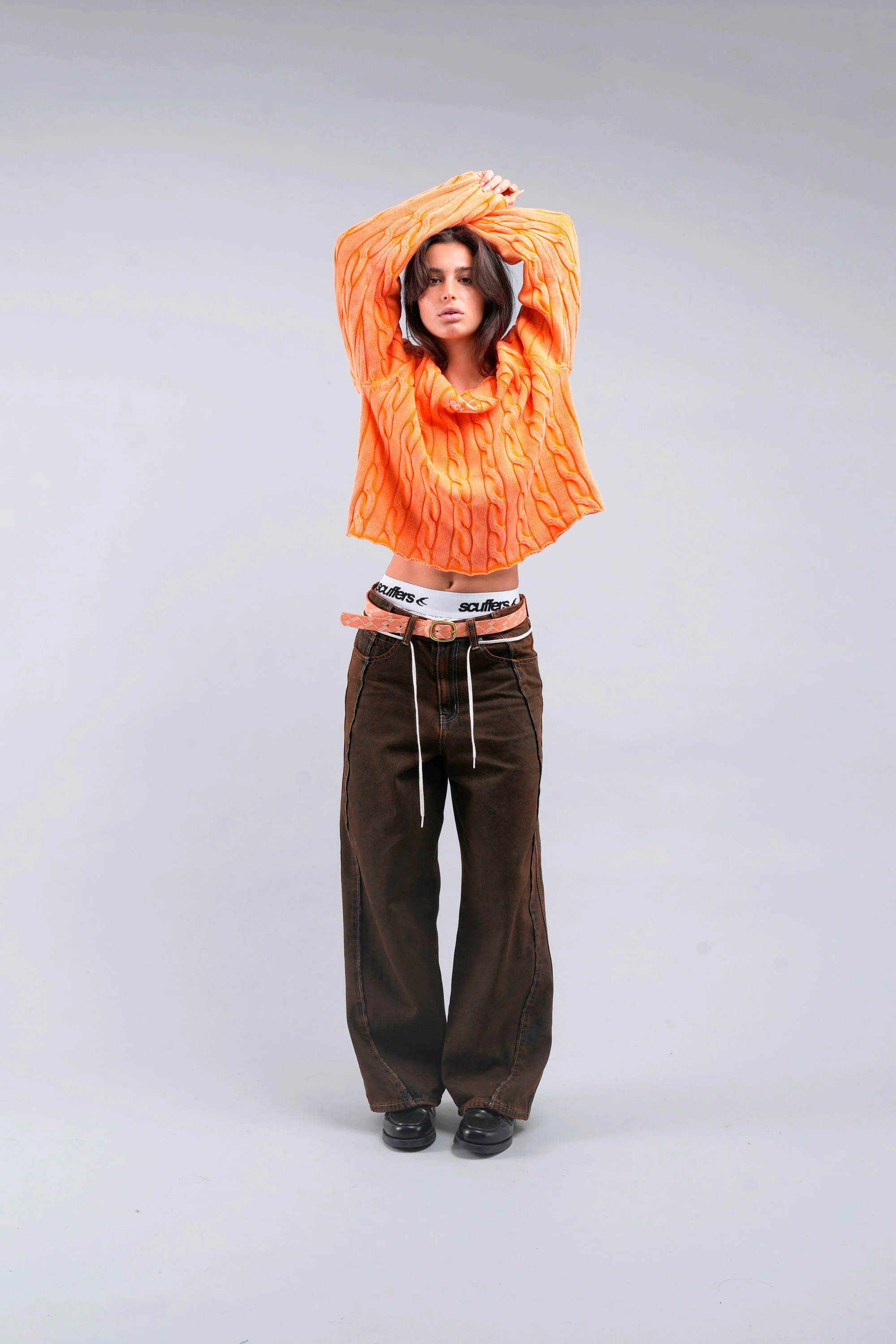 New Trench Orange Knit - Image 4