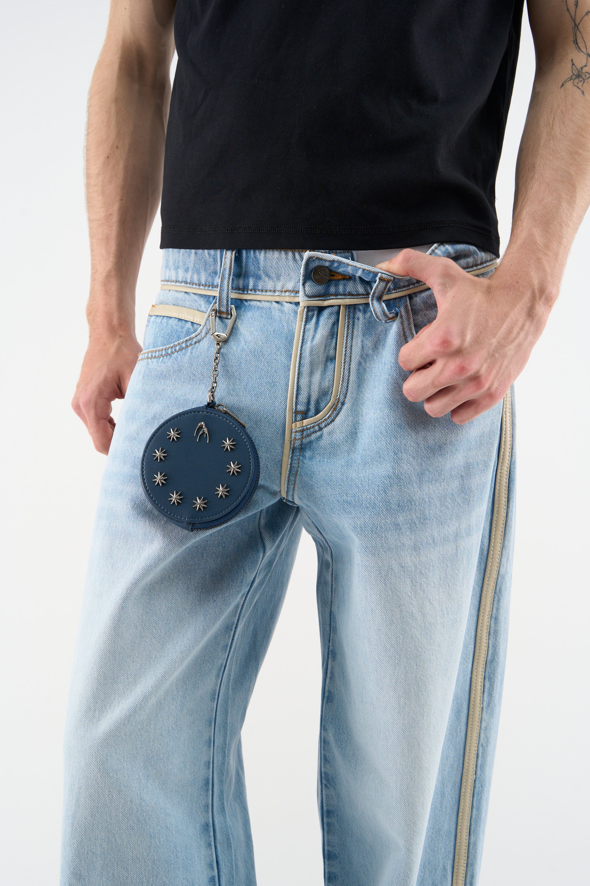 Night Blue Keychain Wallet - Image 2