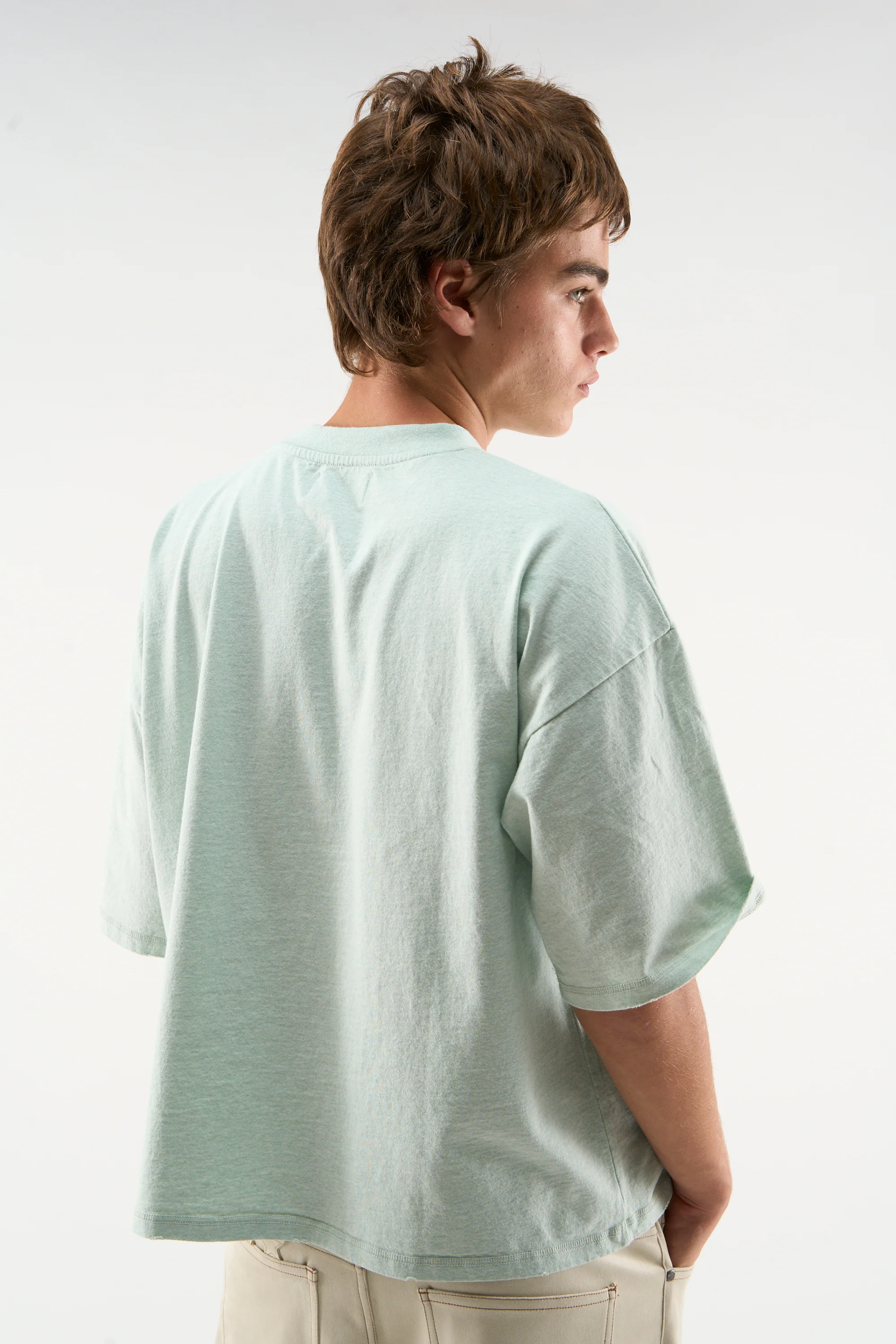 Nobrand Light Green T-Shirt - Image 4