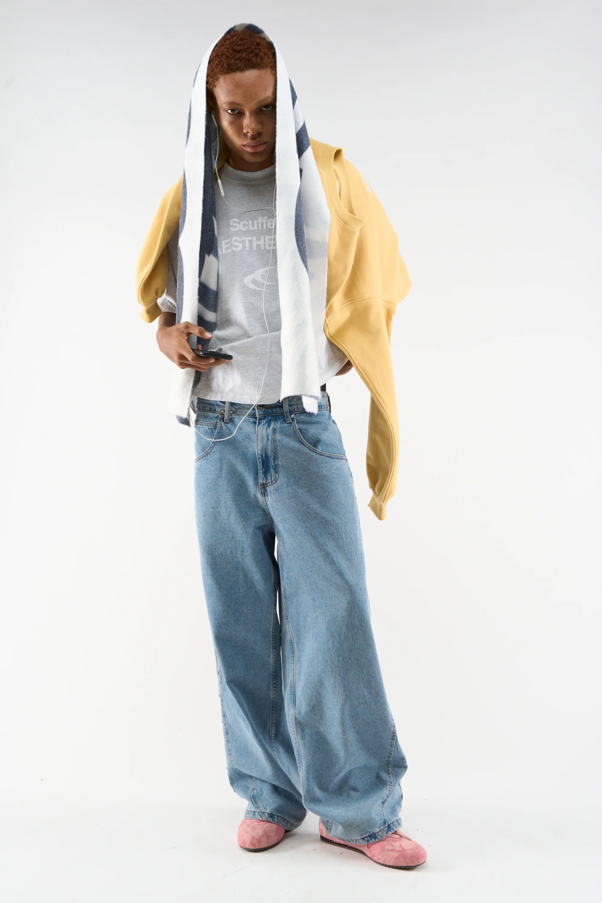 Nobrand Light Grey Melange T-Shirt - Image 6