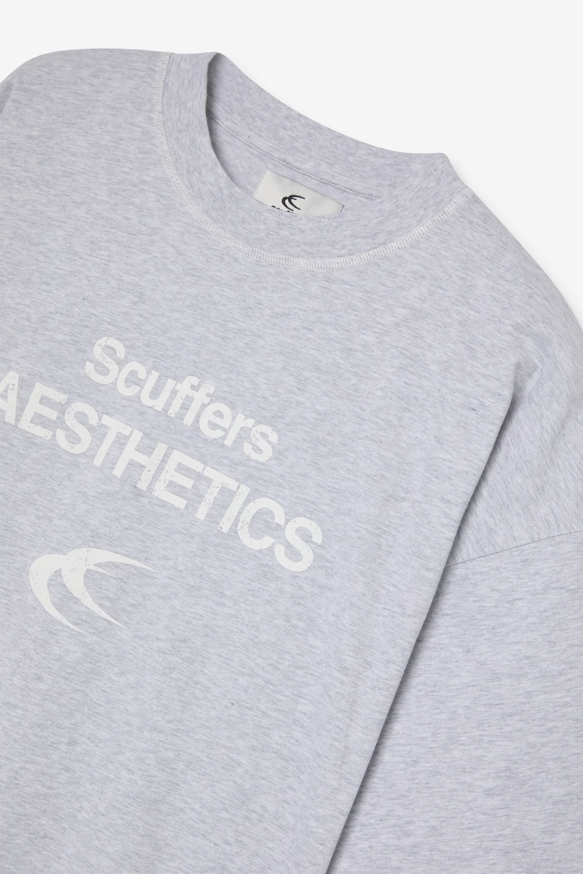 Nobrand Light Grey Melange T-Shirt - Image 7