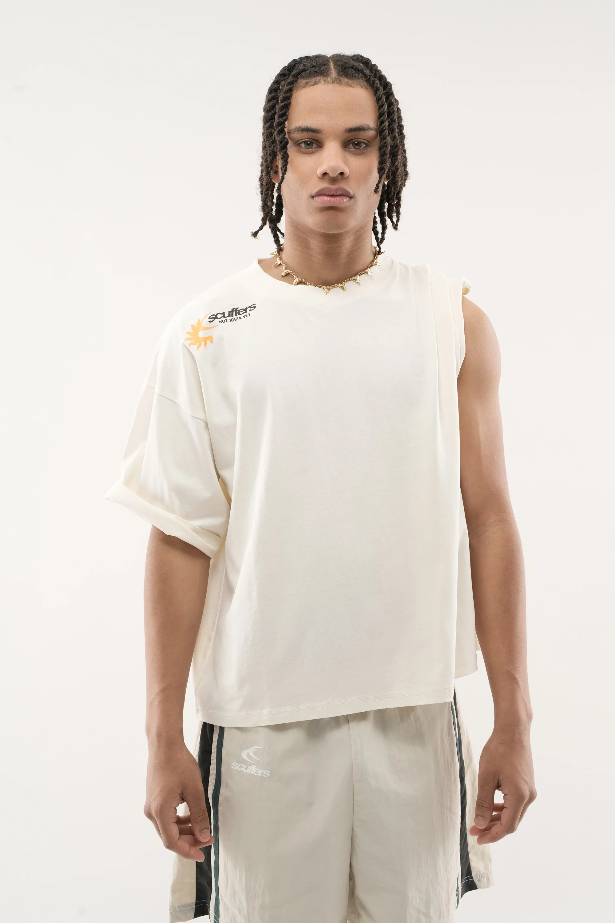 Not Ibiza Again Ecru T-Shirt - Image 4