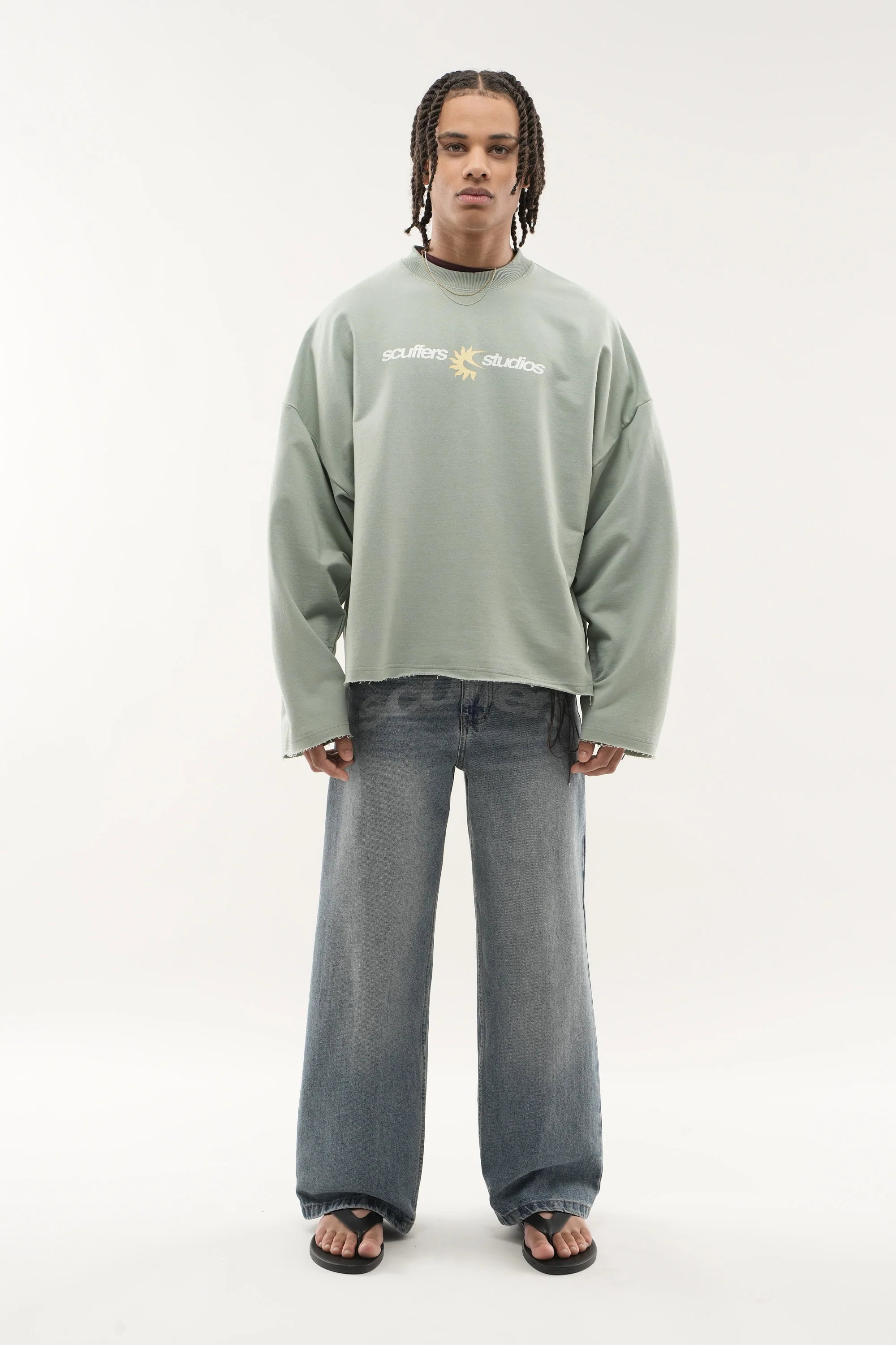 Not Ibiza Again Light Green Sweatshirt - Image 2