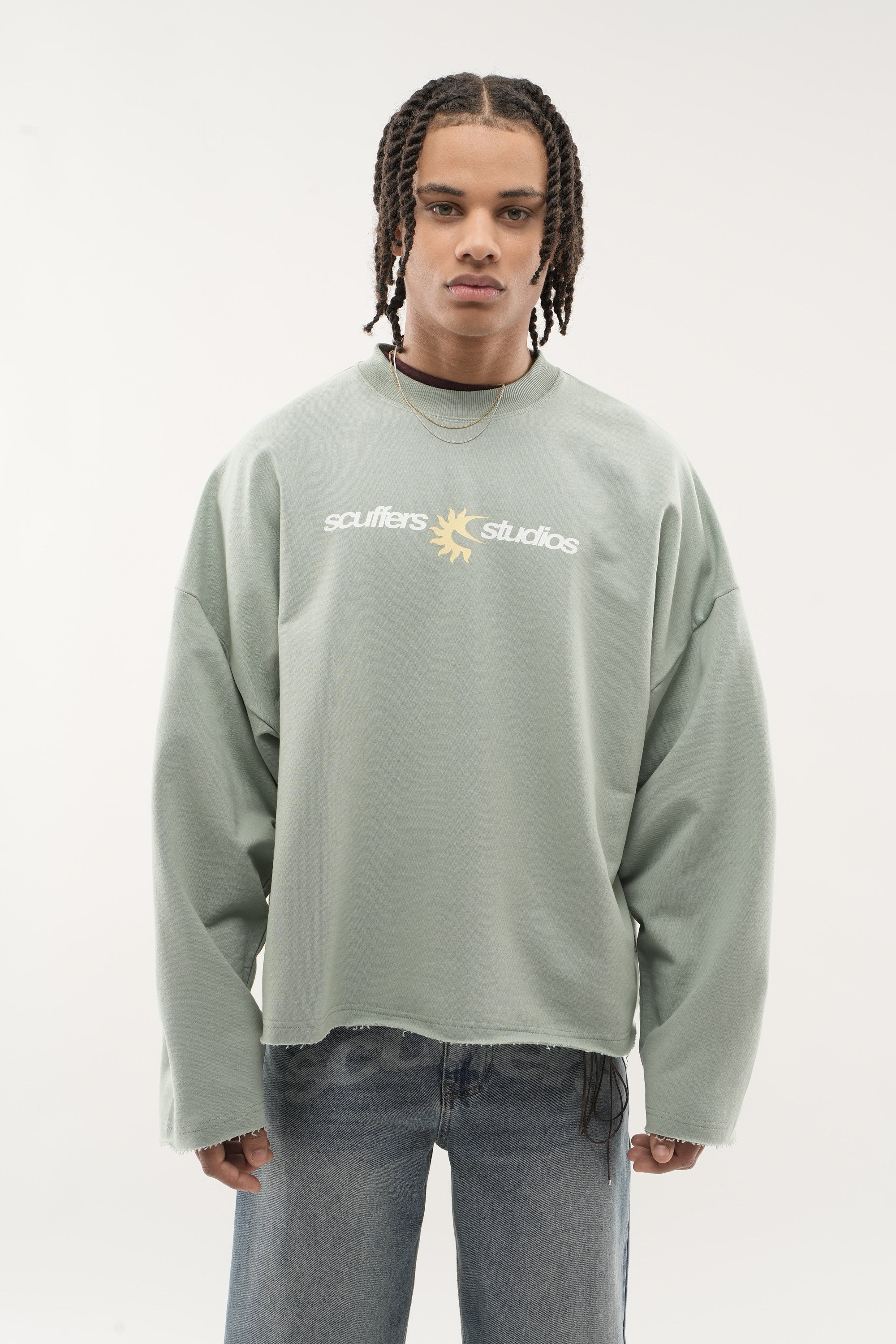 Not Ibiza Again Light Green Sweatshirt - Image 4
