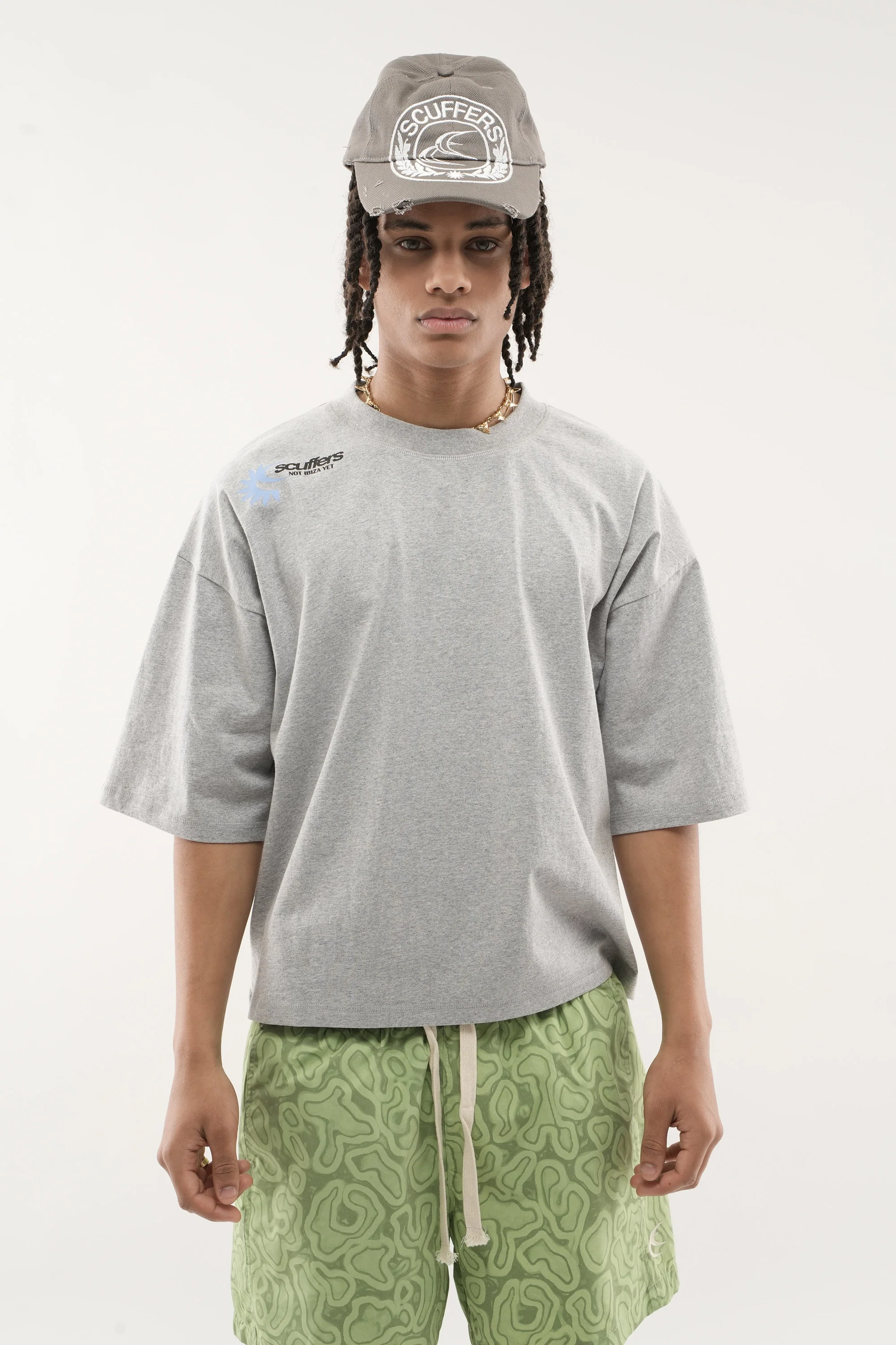 Not Ibiza Again Light Grey T-Shirt - Image 4