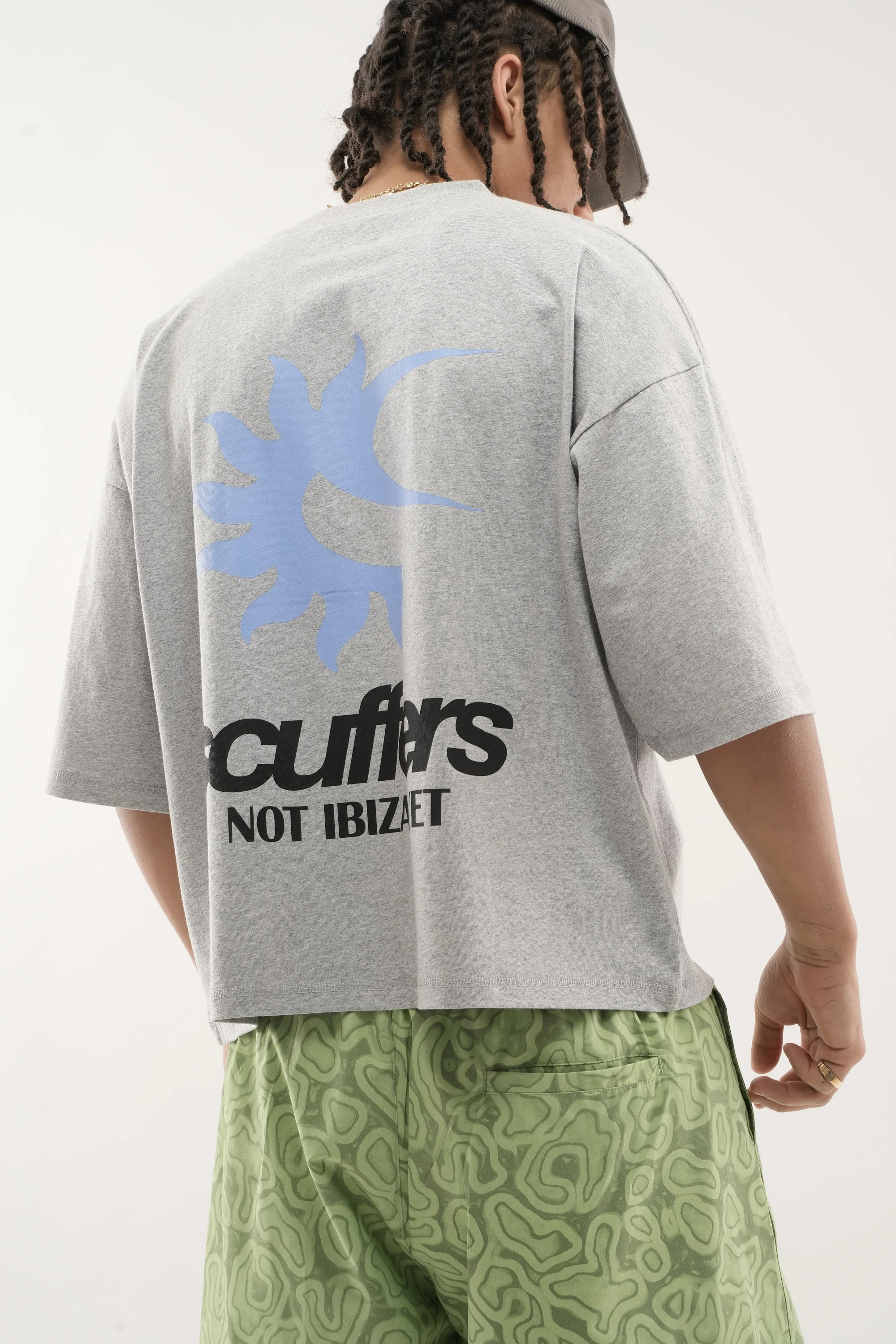 Not Ibiza Again Light Grey T-Shirt - Image 7