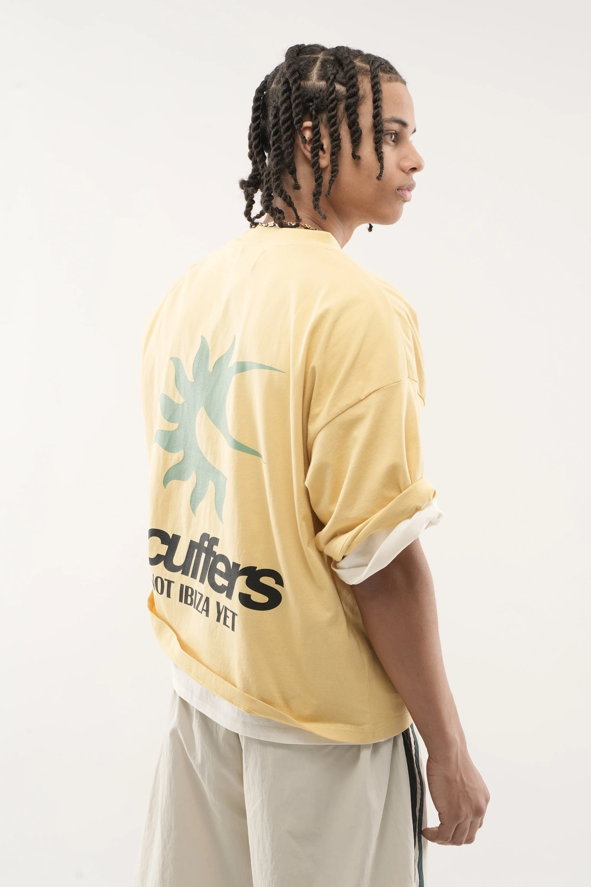 Not Ibiza Again Yellow T-Shirt - Image 5