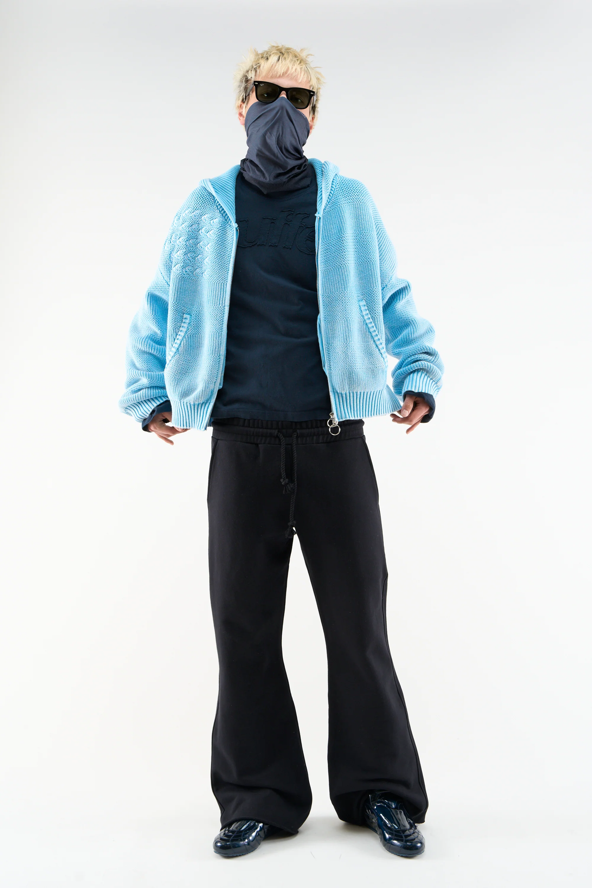 Nowhere Blue Knit Zipper - Image 5
