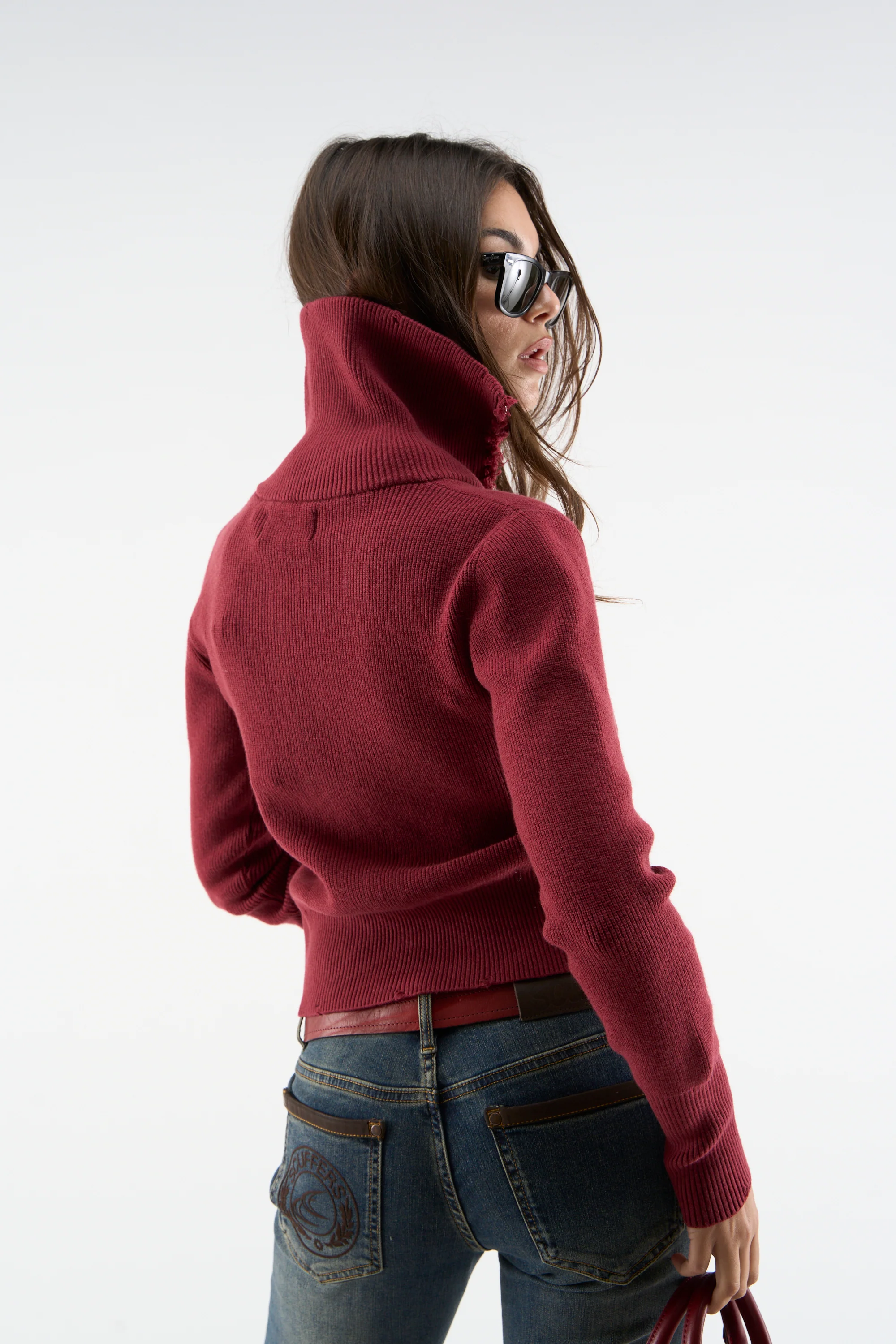 Nusa Burgundy Zipper - Image 3
