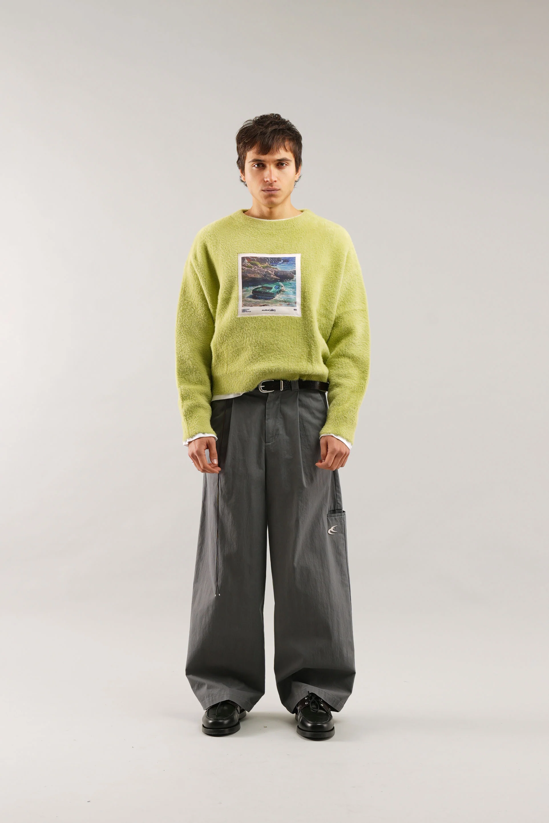 Oil #1 Green Knit - Image 2