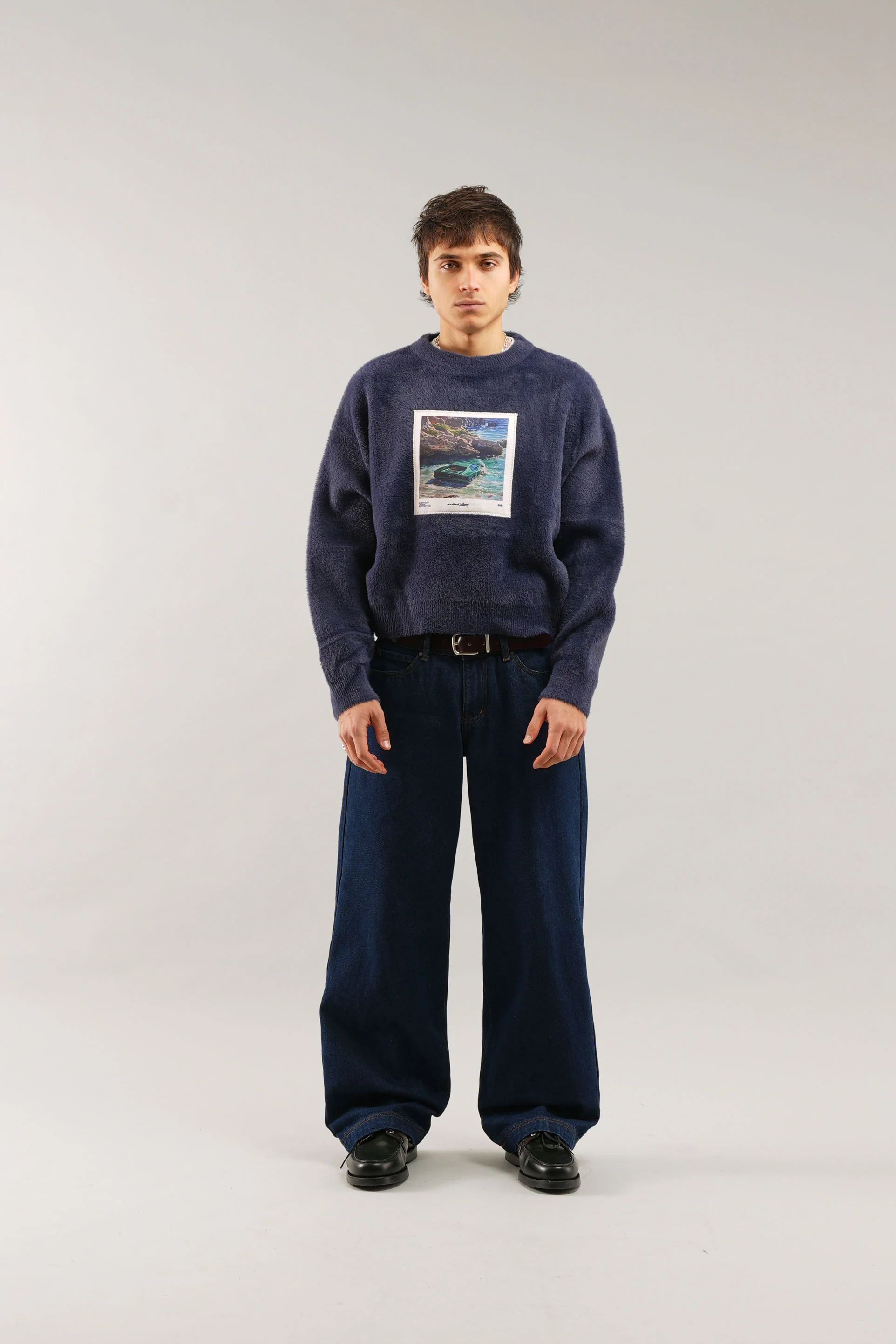 Oil #1 Navy Knit - Image 5