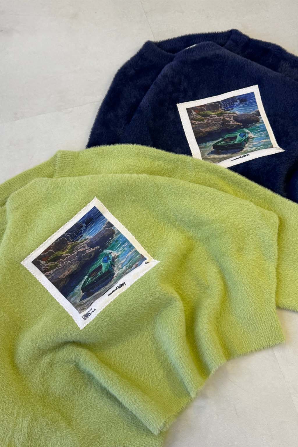 Oil #1 Navy Knit - Image 7