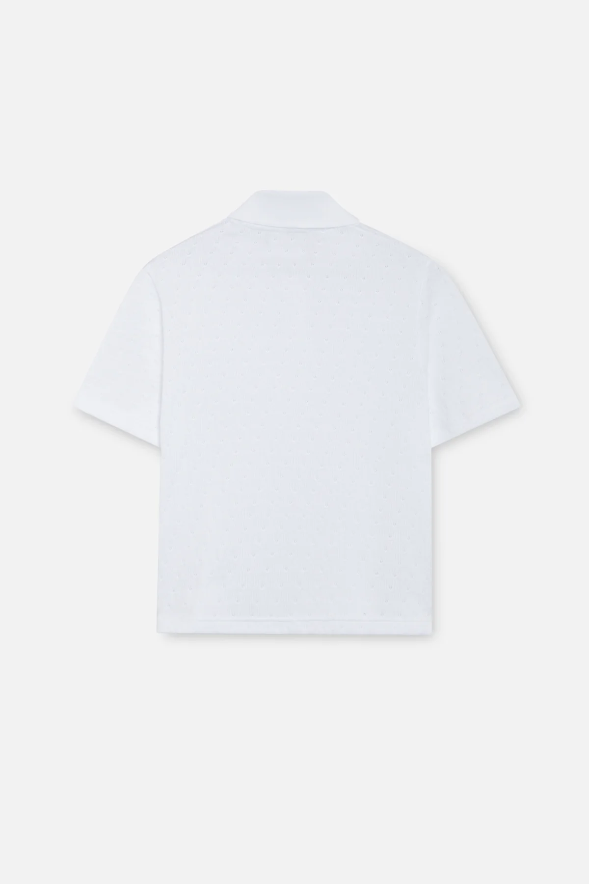 Openwork White Polo - Image 3