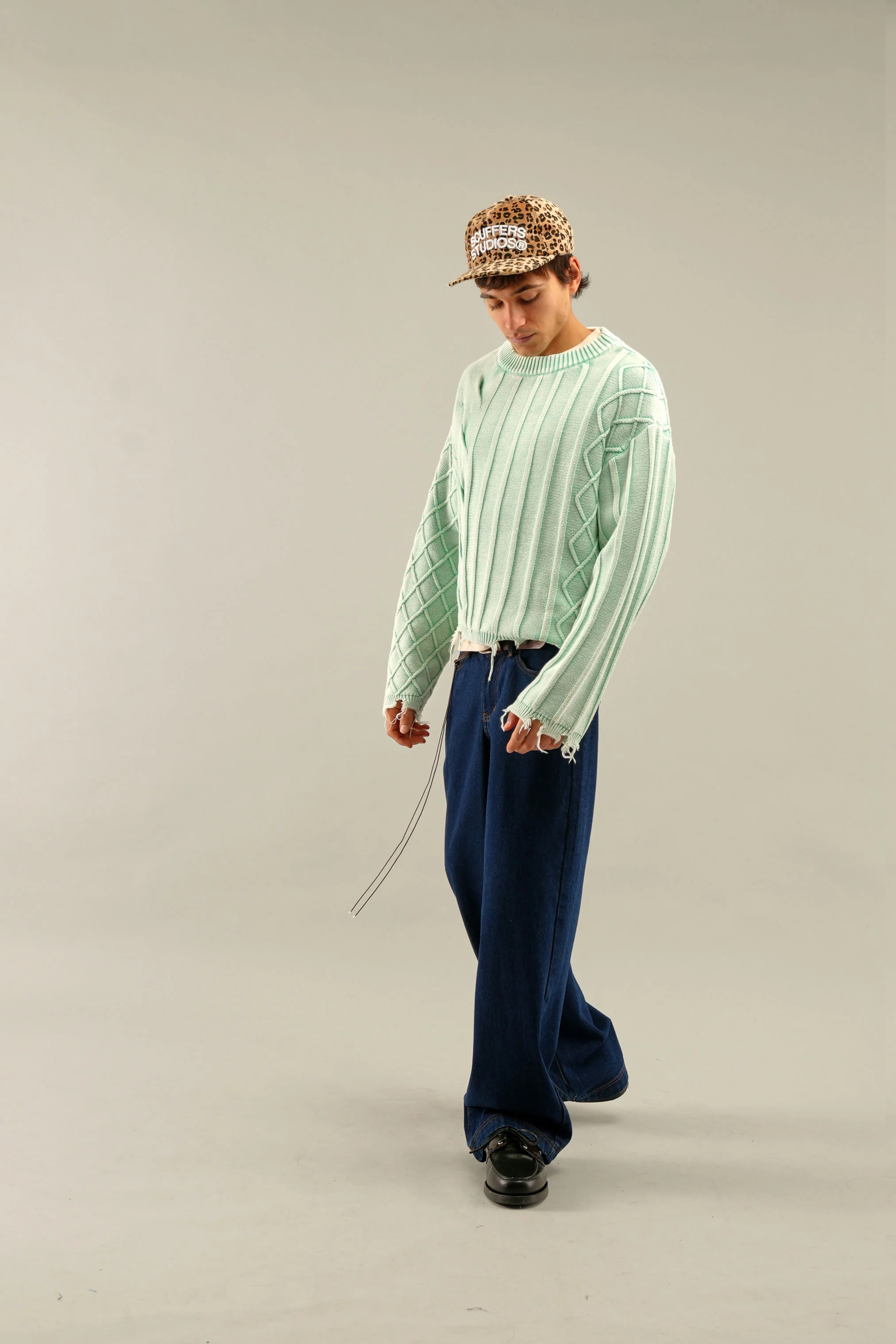 Oversized Green Trench Jersey - Image 5