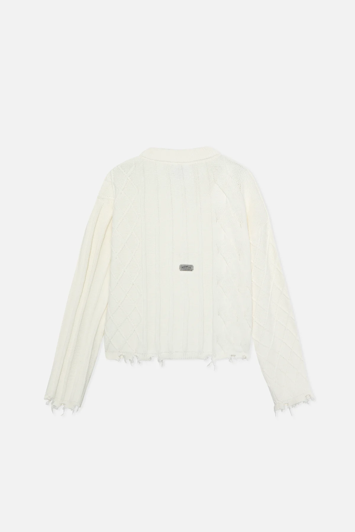 Oversized White Trench Jersey - Image 3