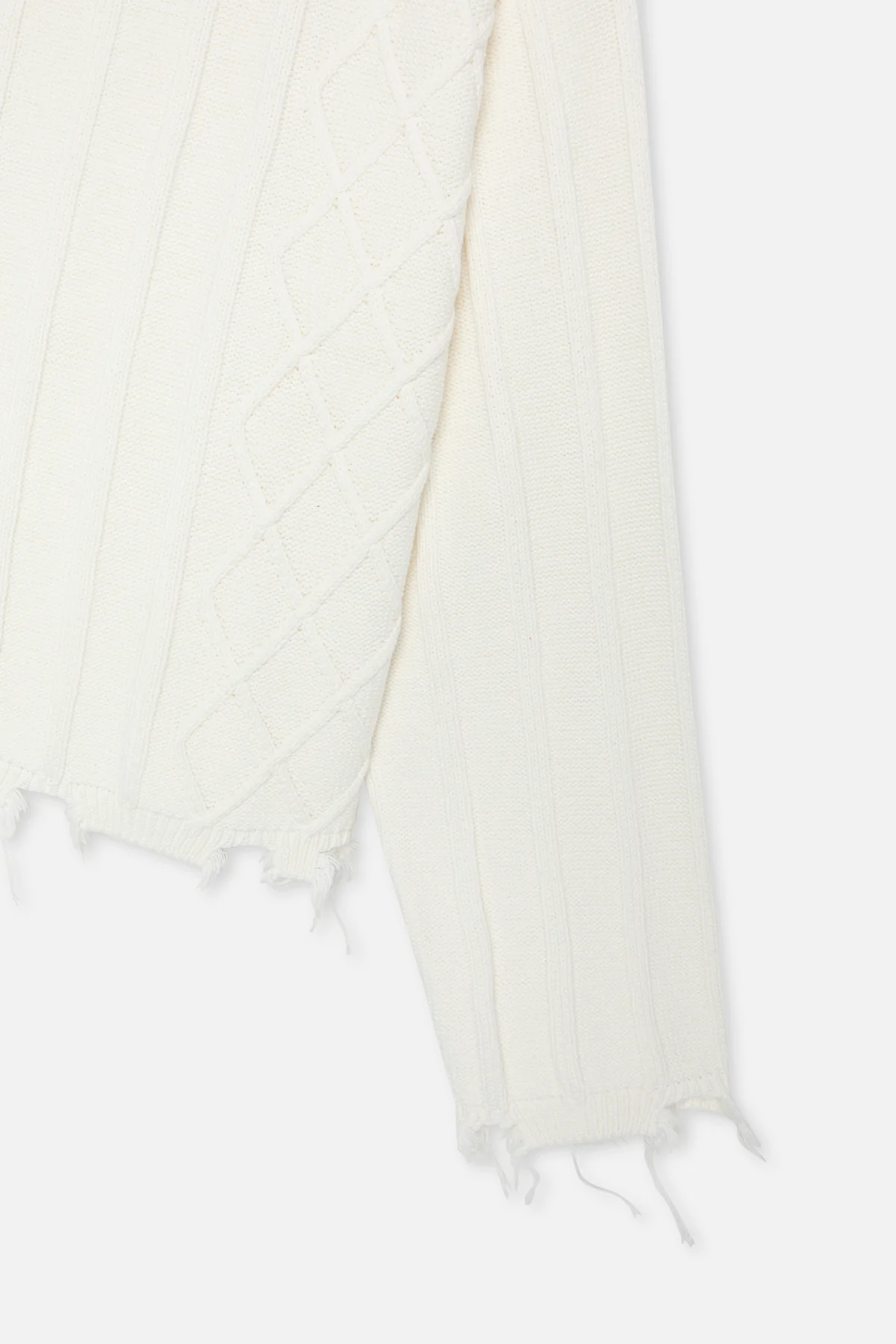 Oversized White Trench Jersey - Image 9