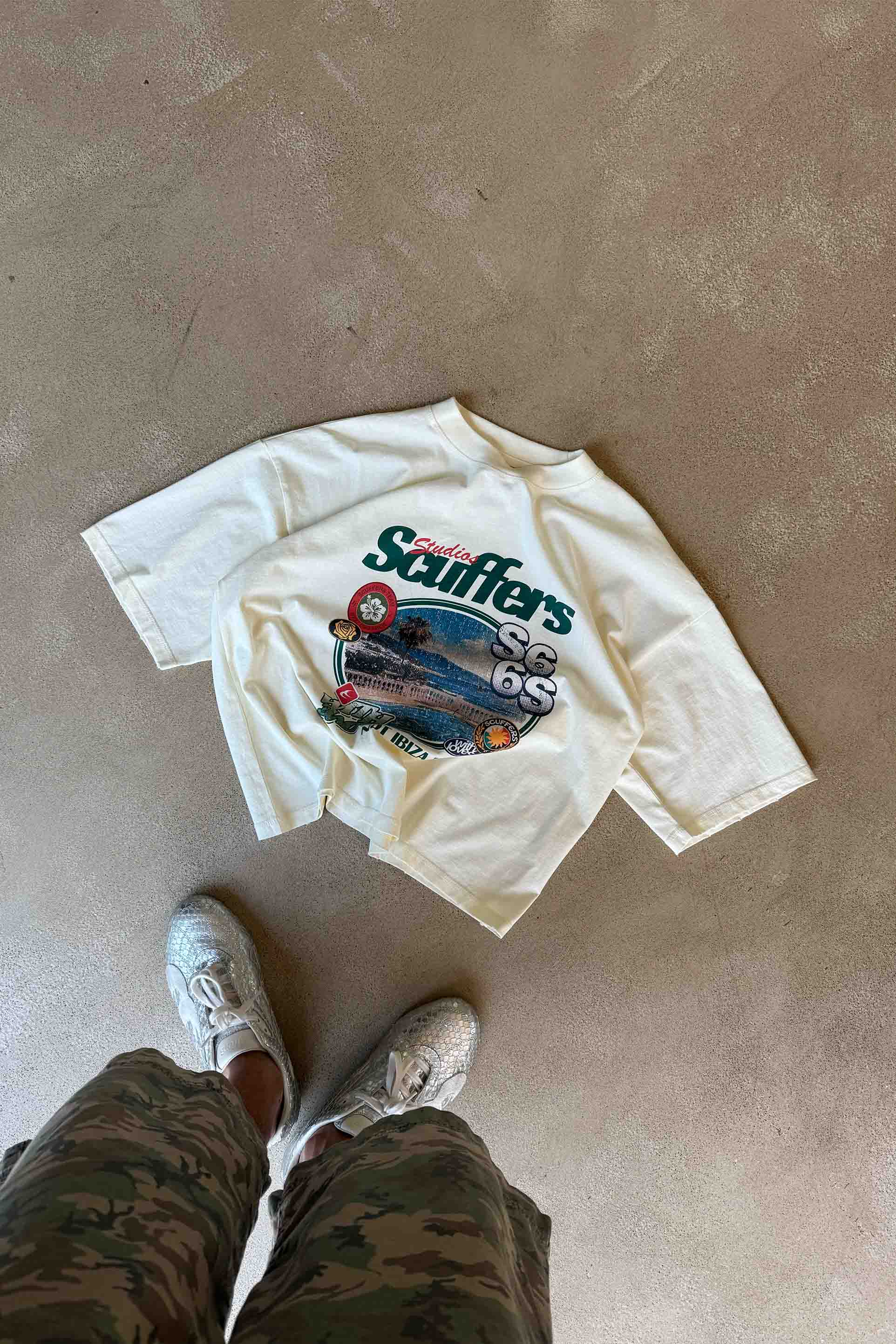 Palace Ecru T-Shirt - Image 7