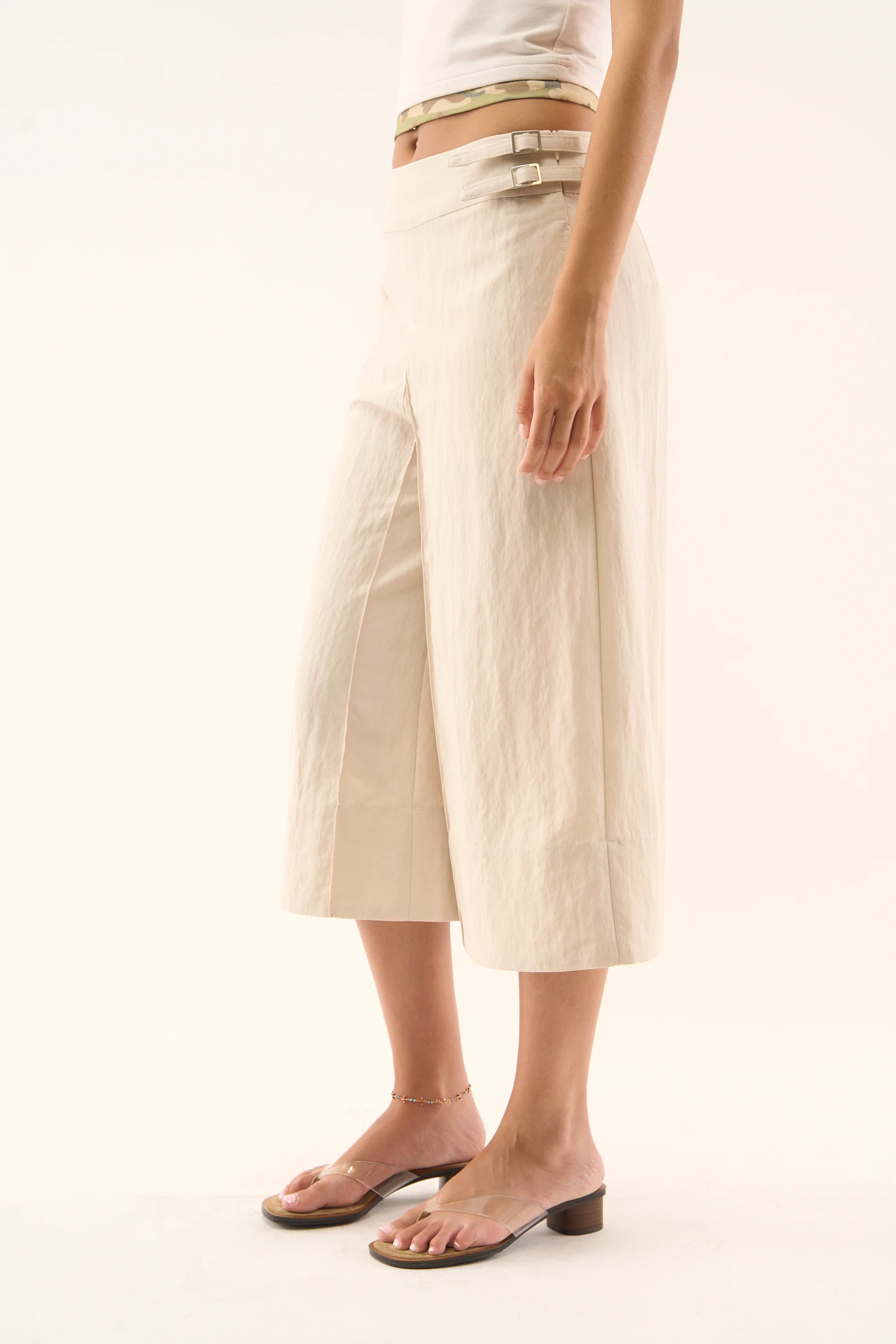Panel Ecru Pants - Image 7