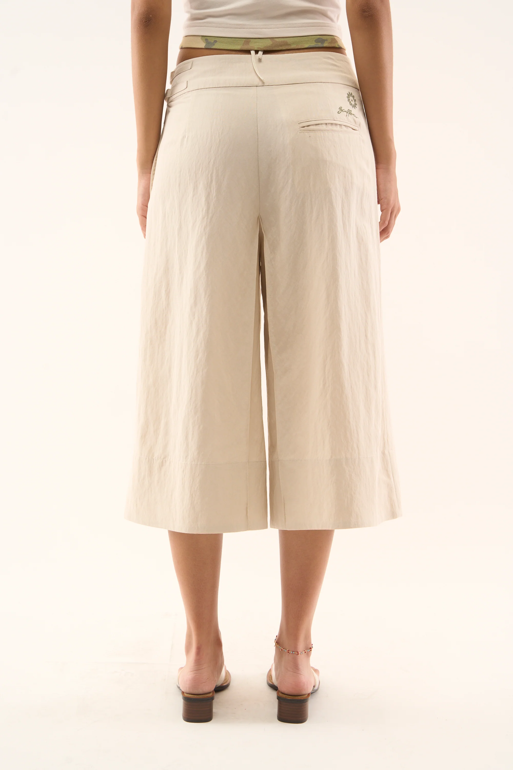 Panel Ecru Pants - Image 8