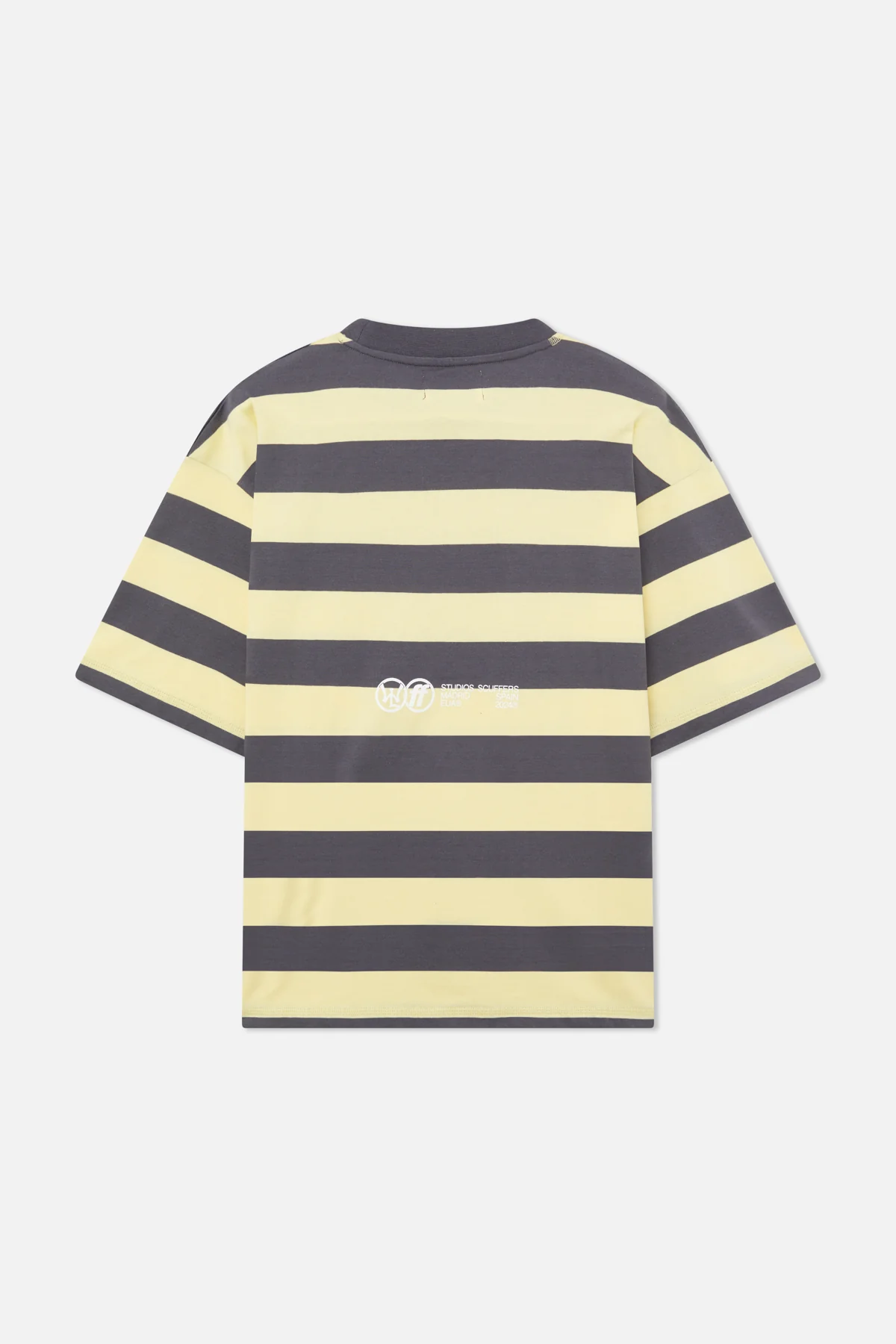 Paris Yellow Striped T-Shirt - Image 3