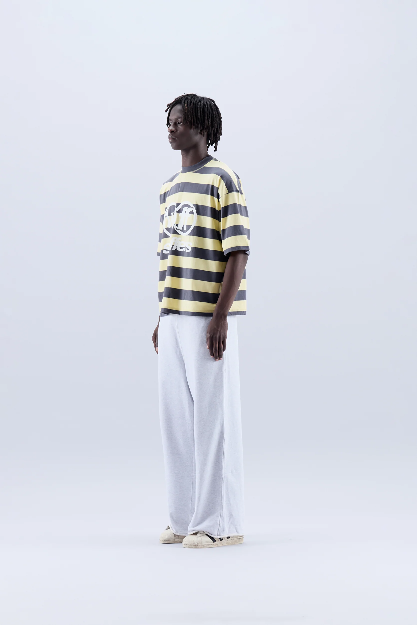 Paris Yellow Striped T-Shirt - Image 5