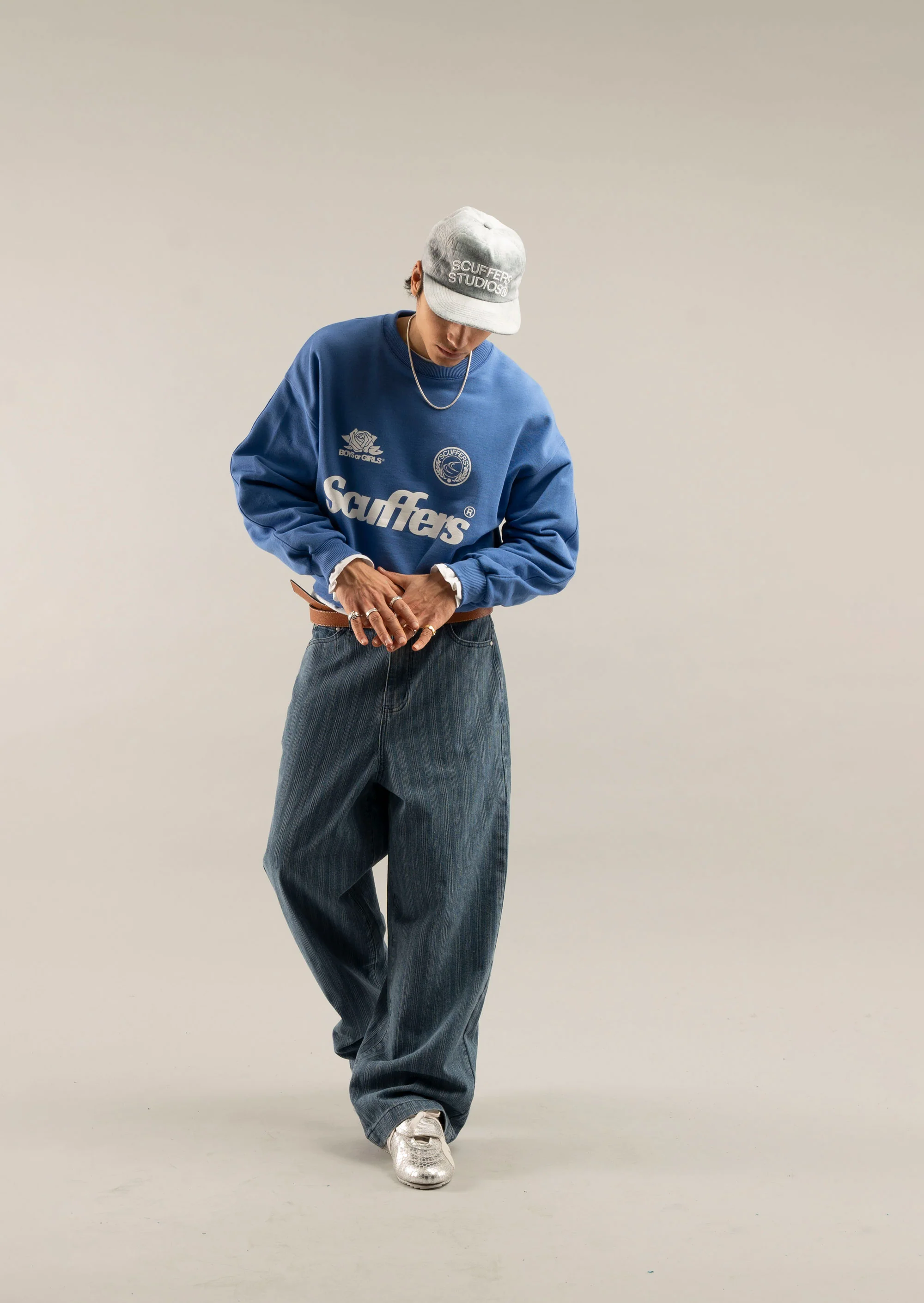 Pearl Royal Blue Crewneck - Image 2