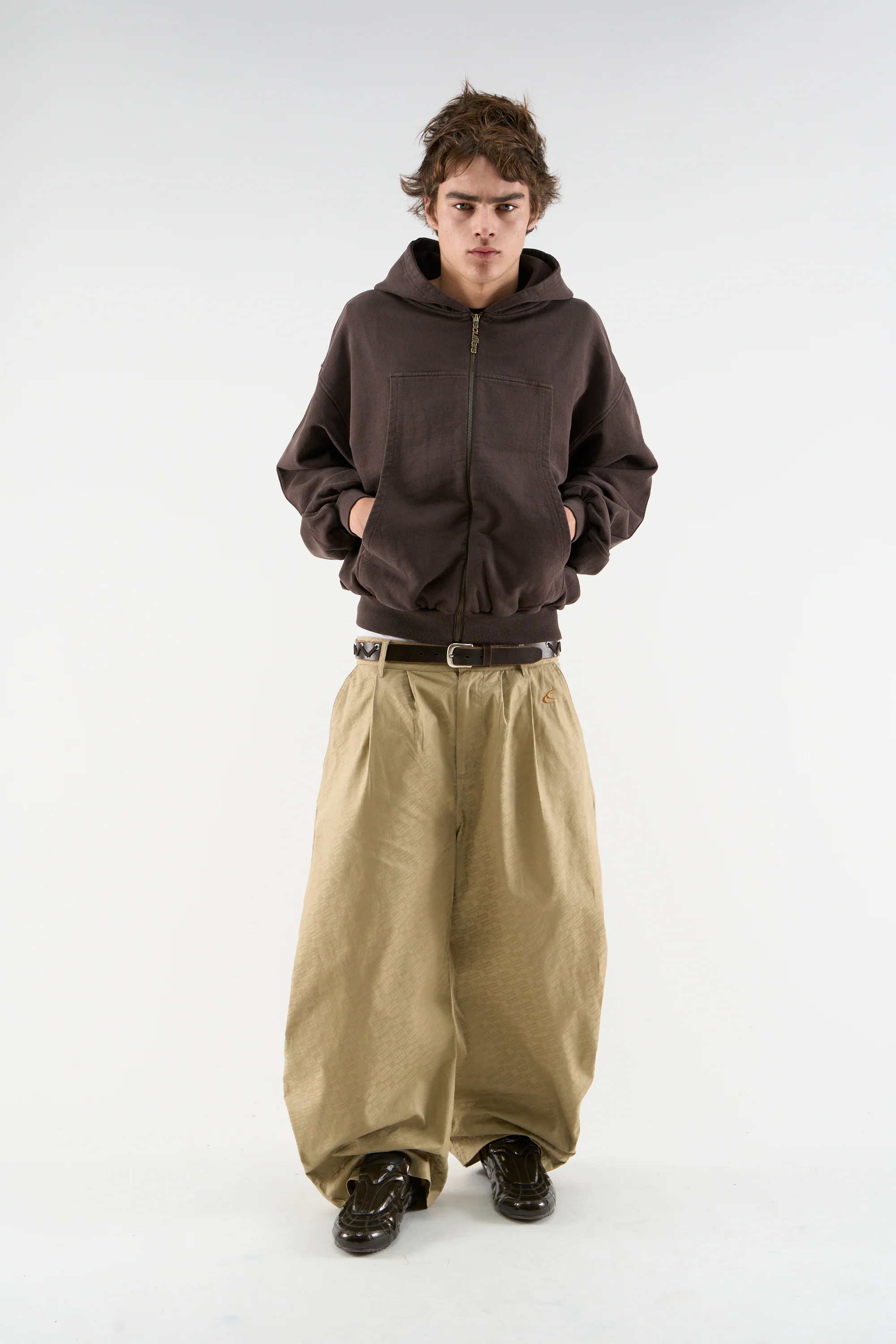Pick Pocket Brown Zipper - Image 2