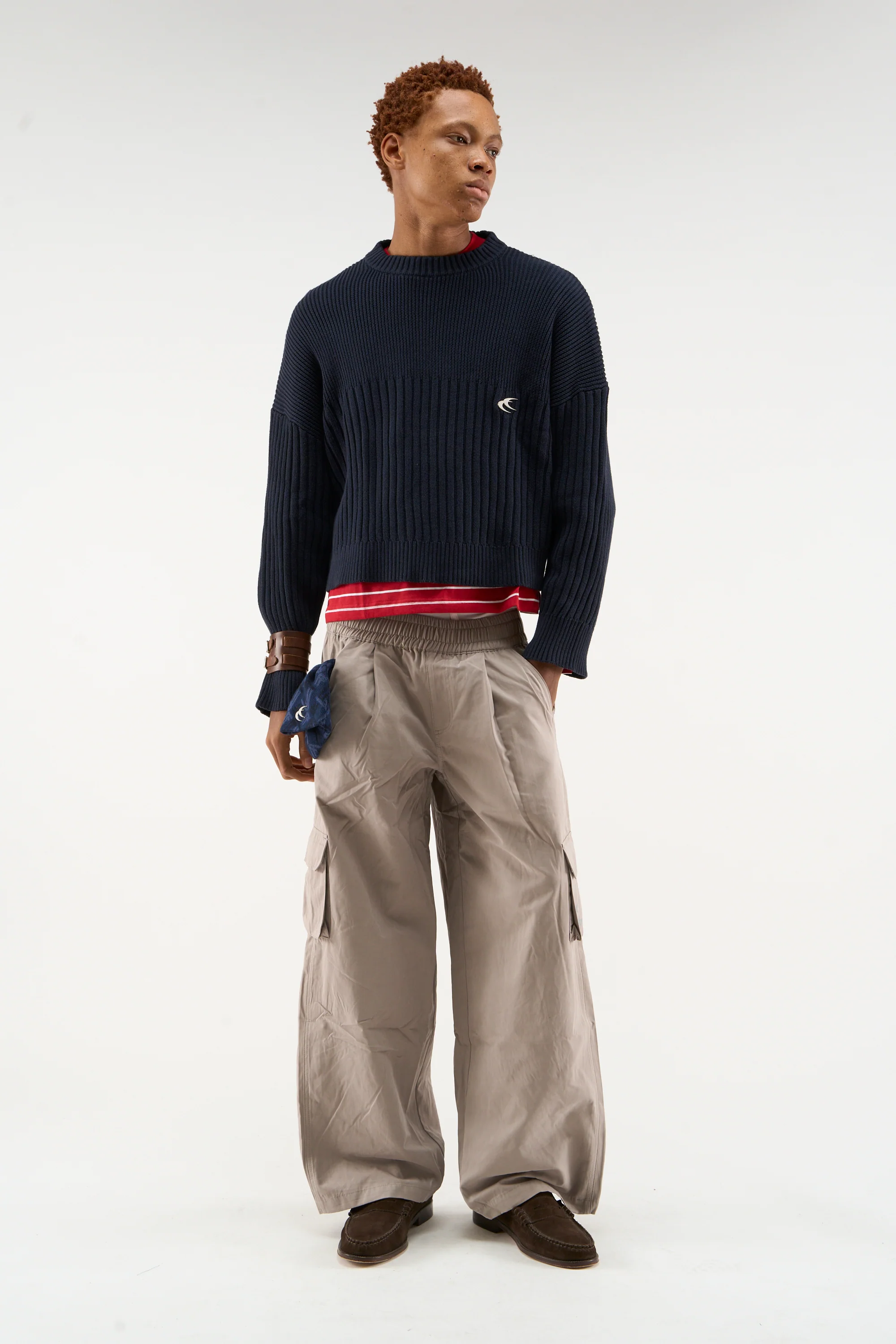 Pin Navy Knit - Image 2