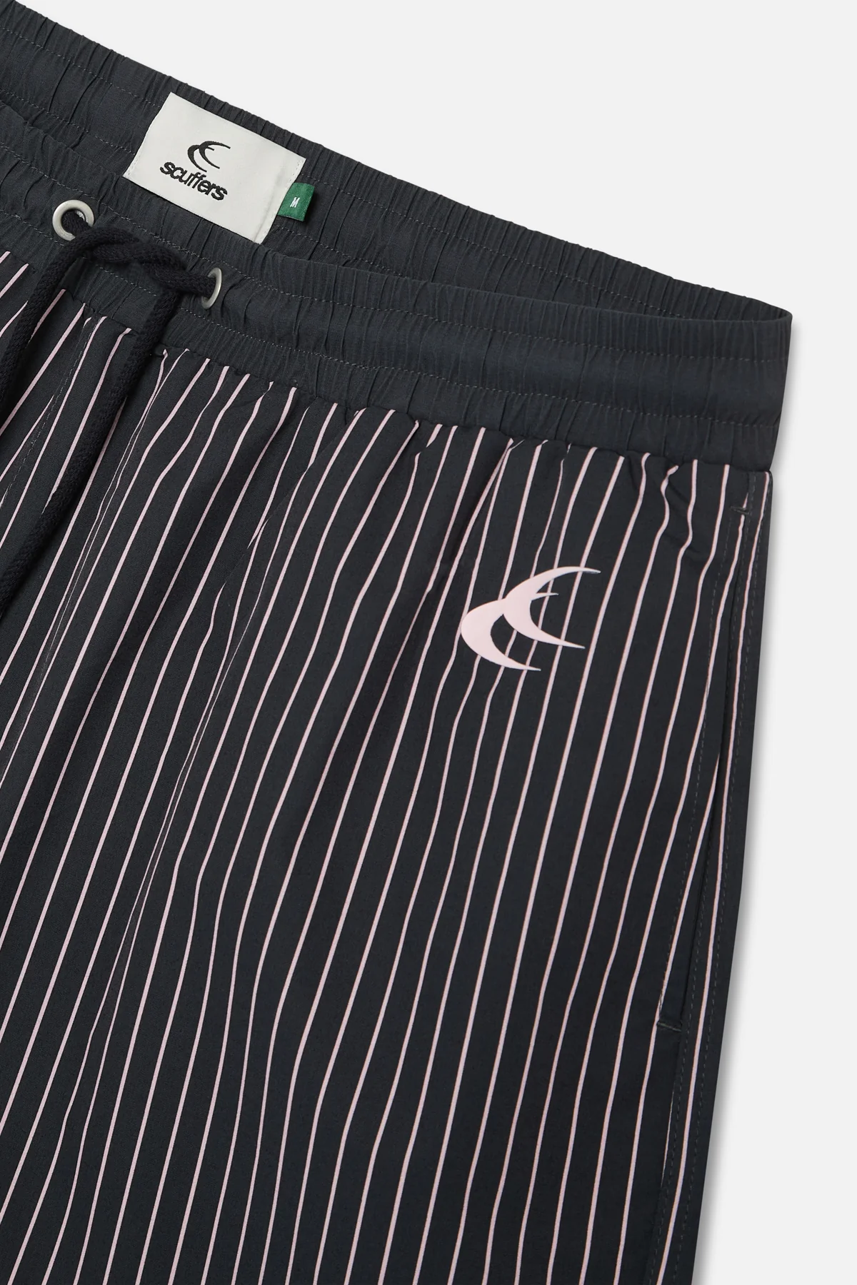Pinstripe Black Swimpants - Image 8