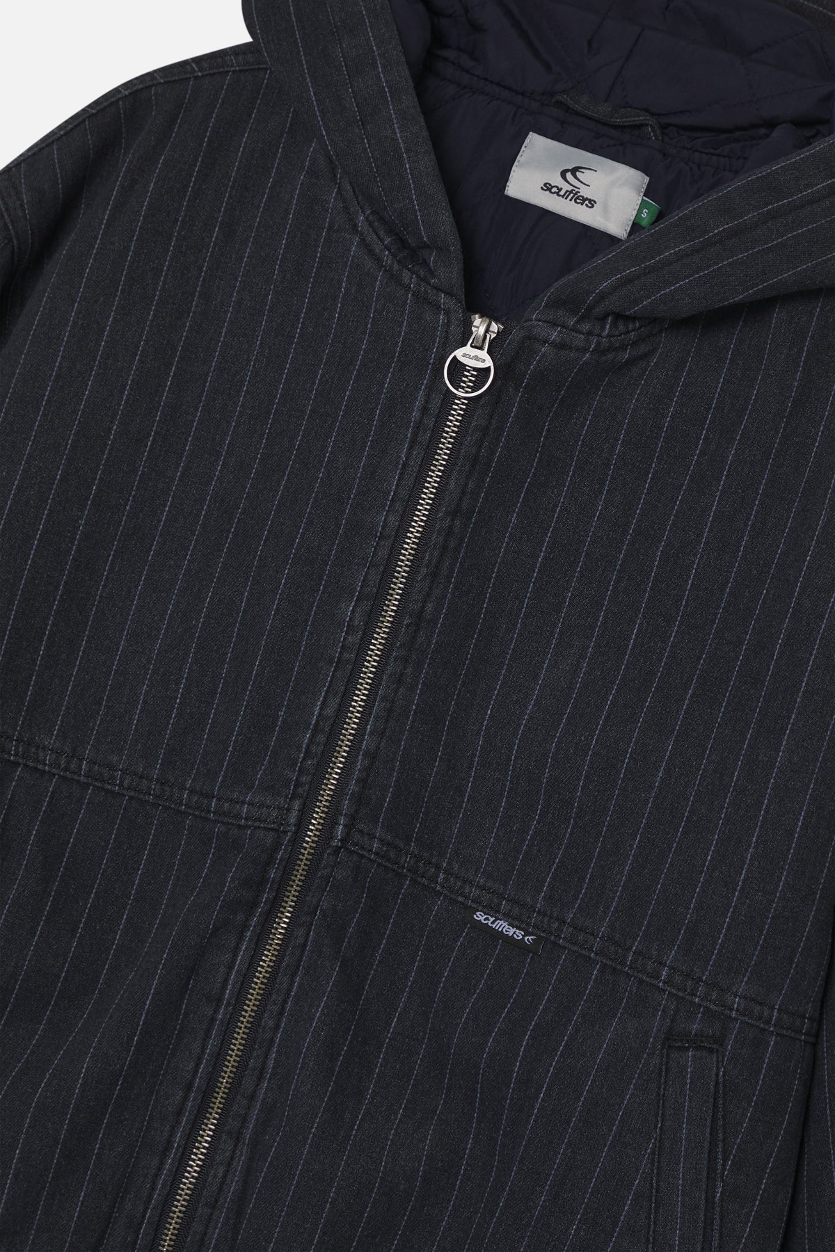 Pinstripe Dark Work Jacket - Image 7