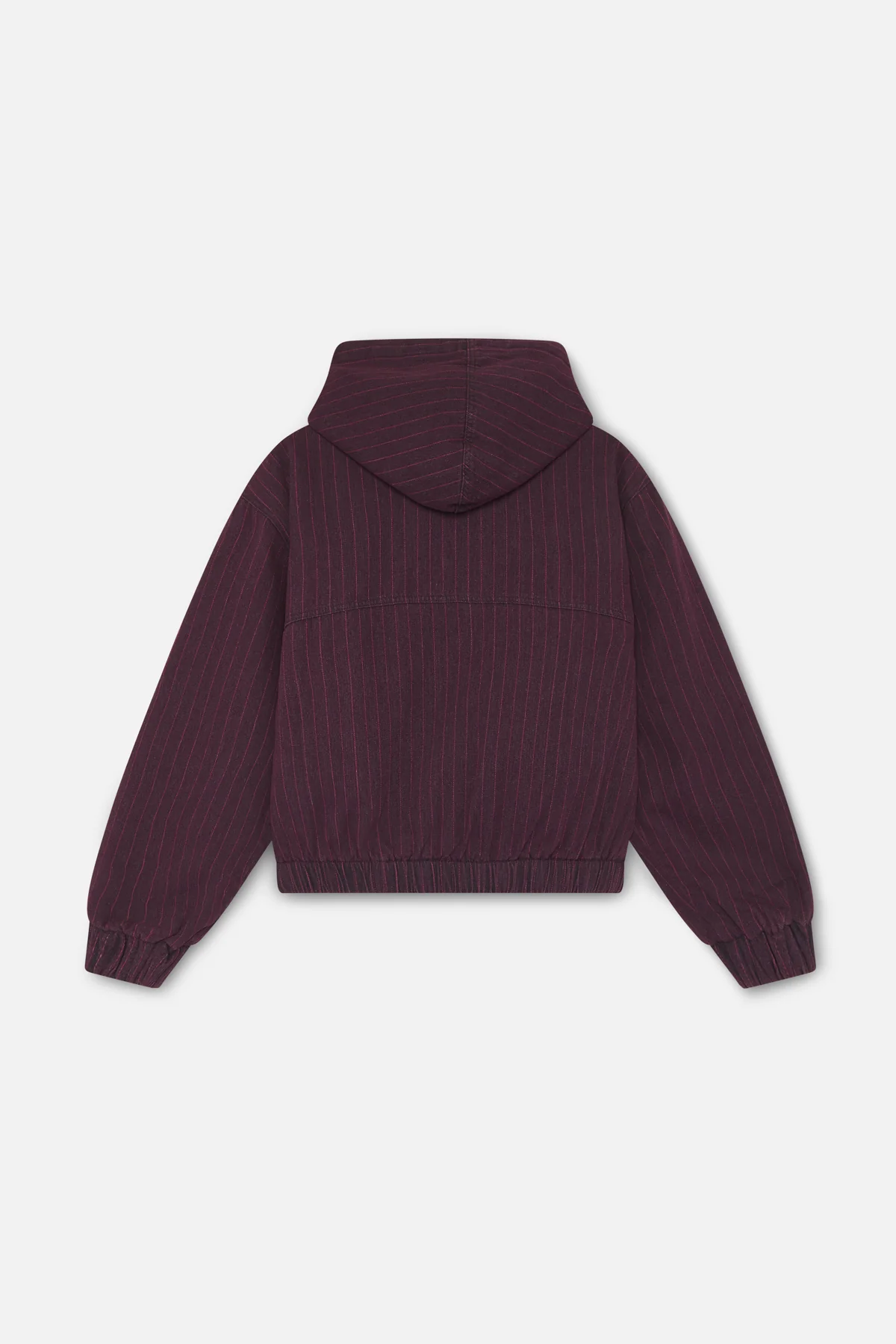 Pinstripe Burgundy Work Jacket - Image 5