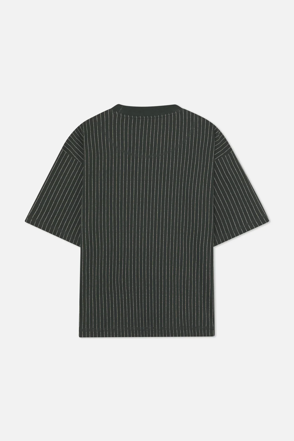 Pinstripe Green T-Shirt - Image 3