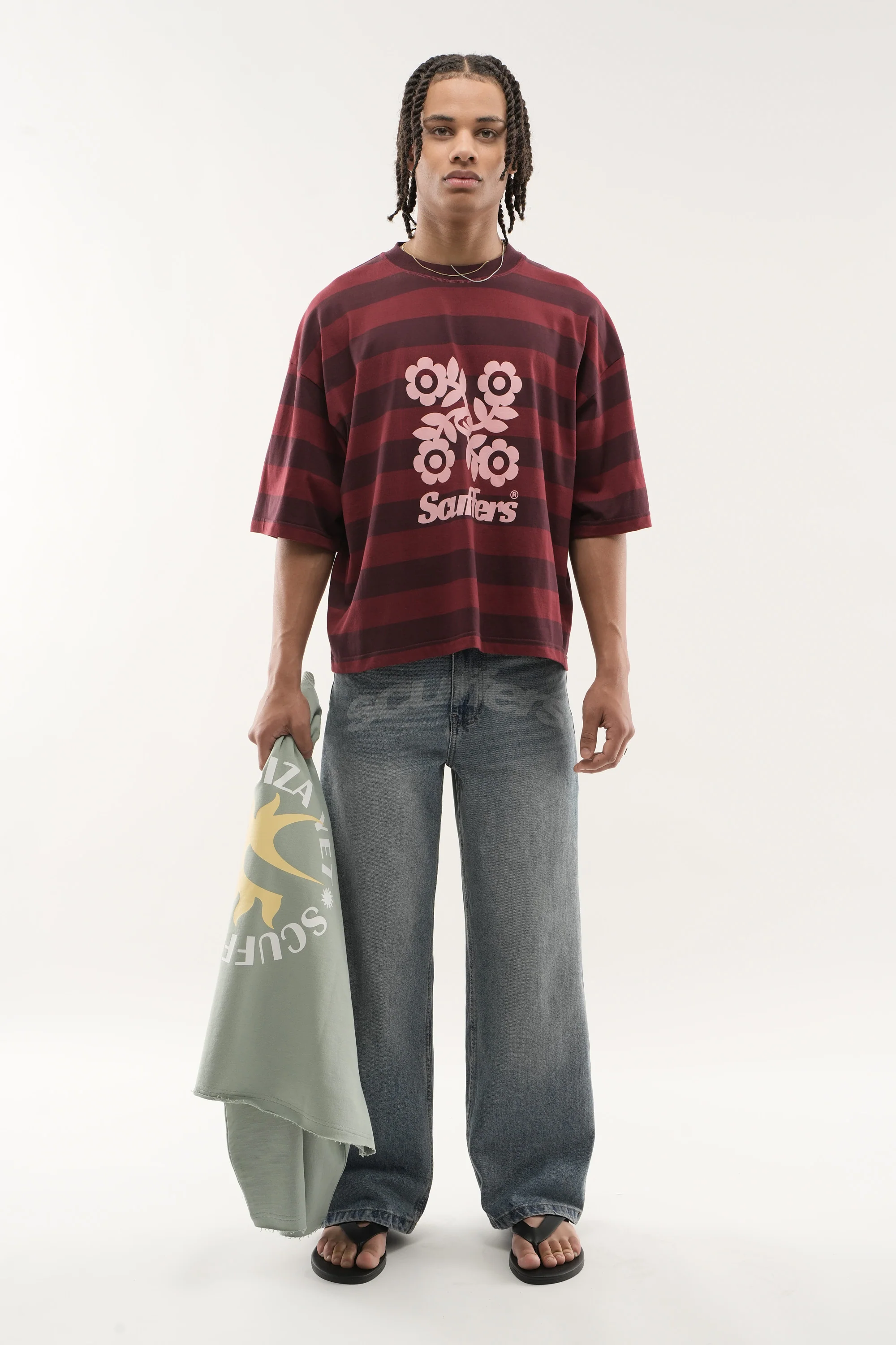 Pollen Burgundy T-Shirt - Image 2