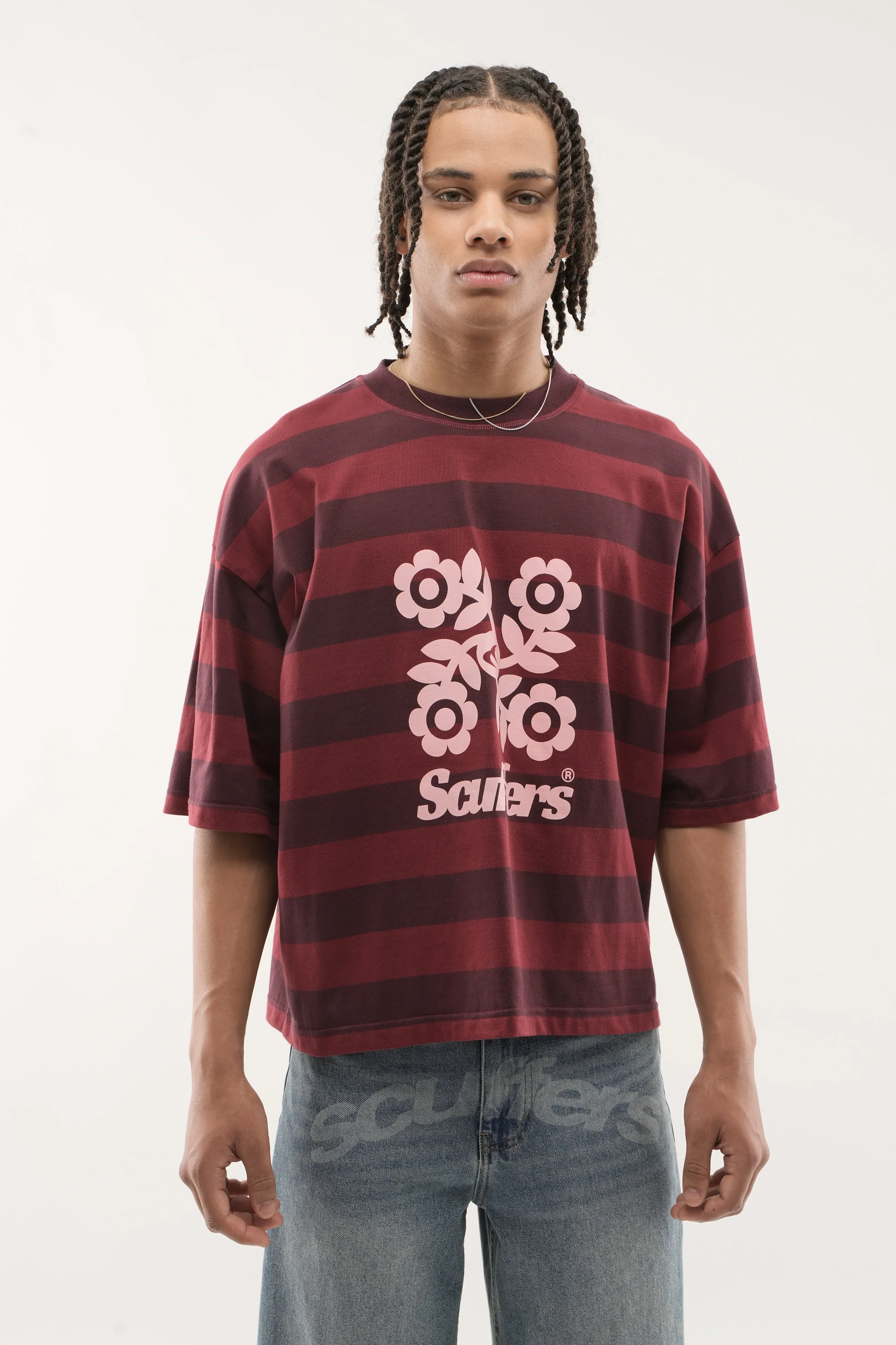 Pollen Burgundy T-Shirt - Image 4