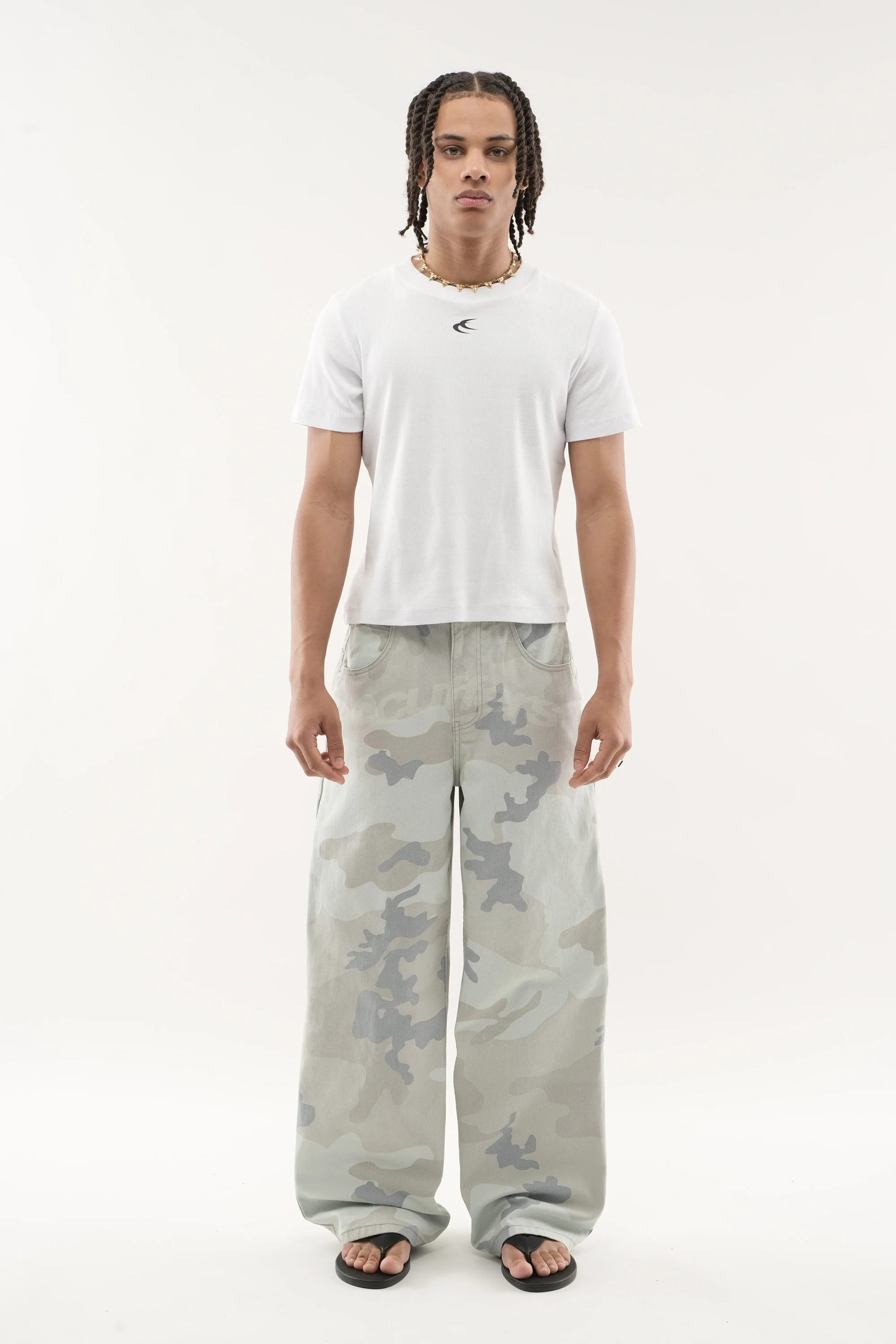 Radiant Light Blue Camo Pants - Image 2