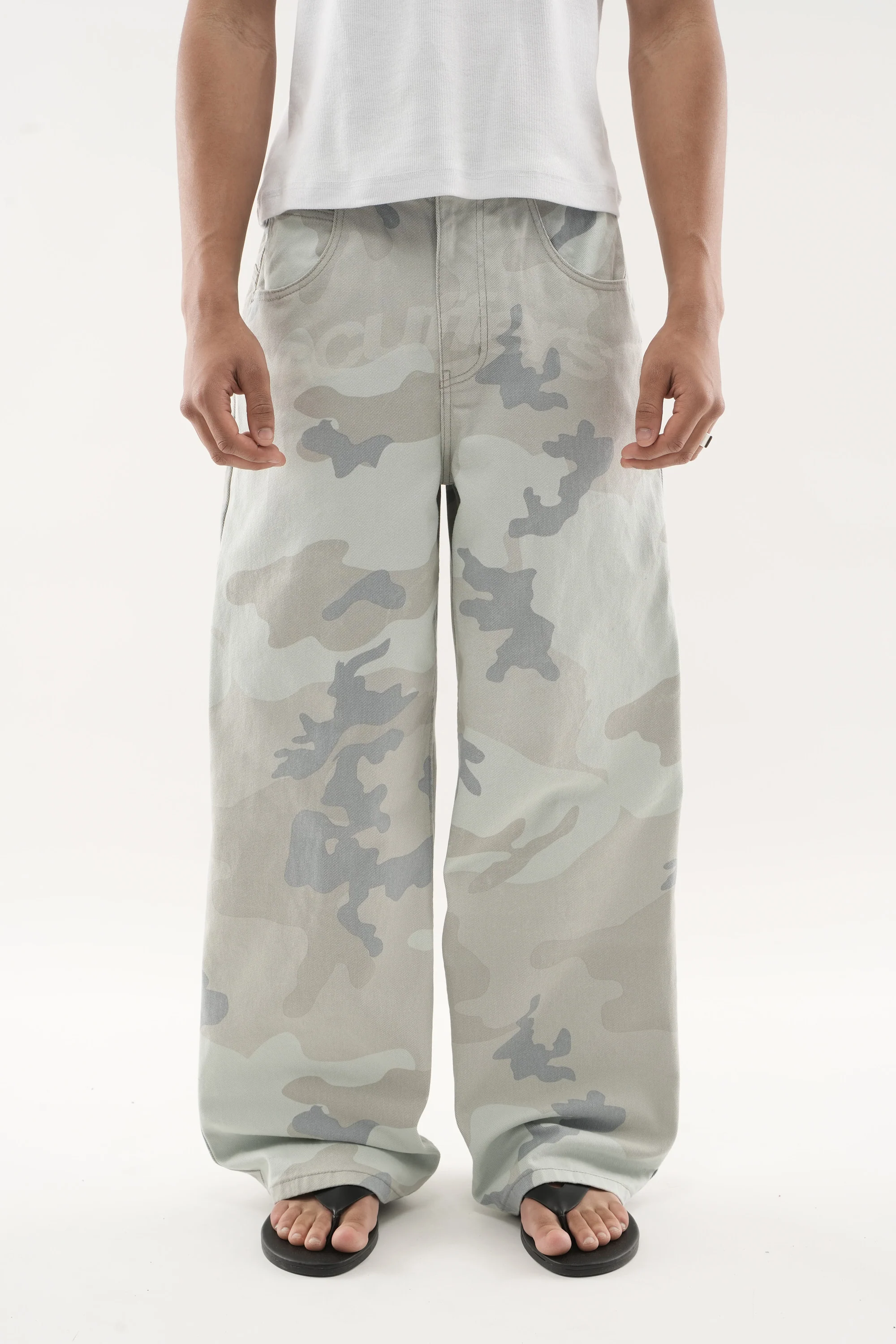 Radiant Light Blue Camo Pants - Image 4