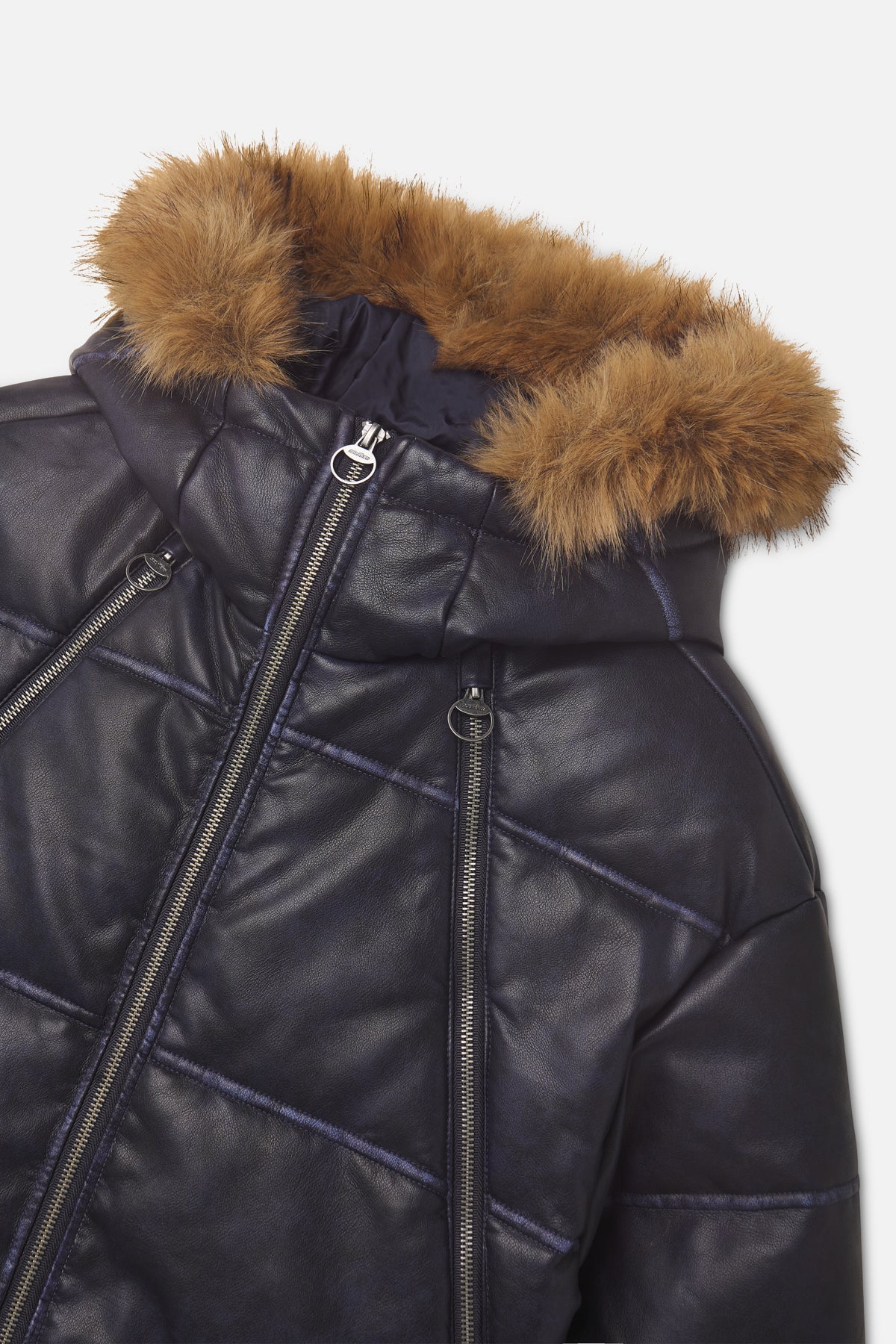 Raw Dark Puffer Jacket - Image 10